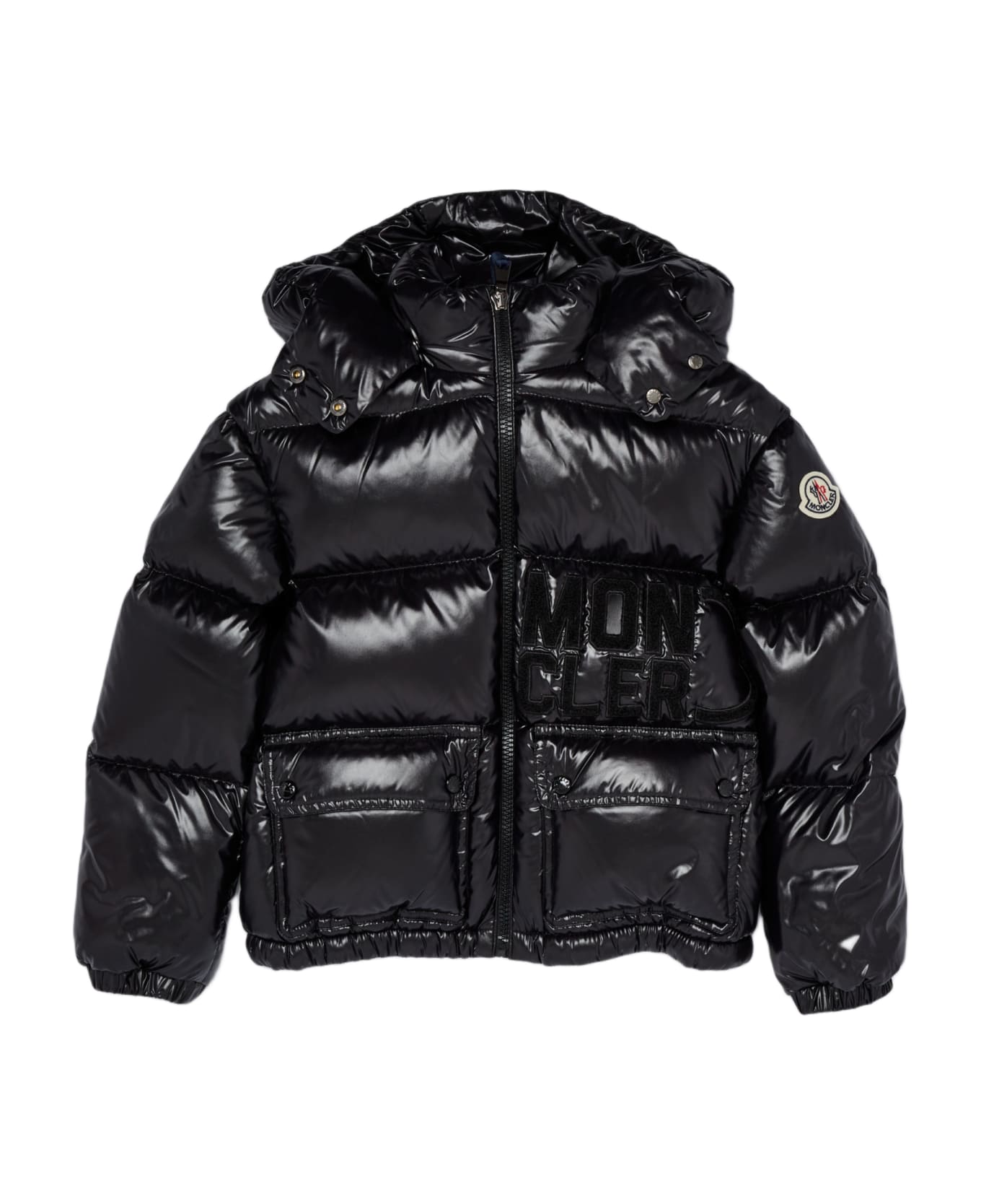 Moncler Abbaye Down Jacket - NERO