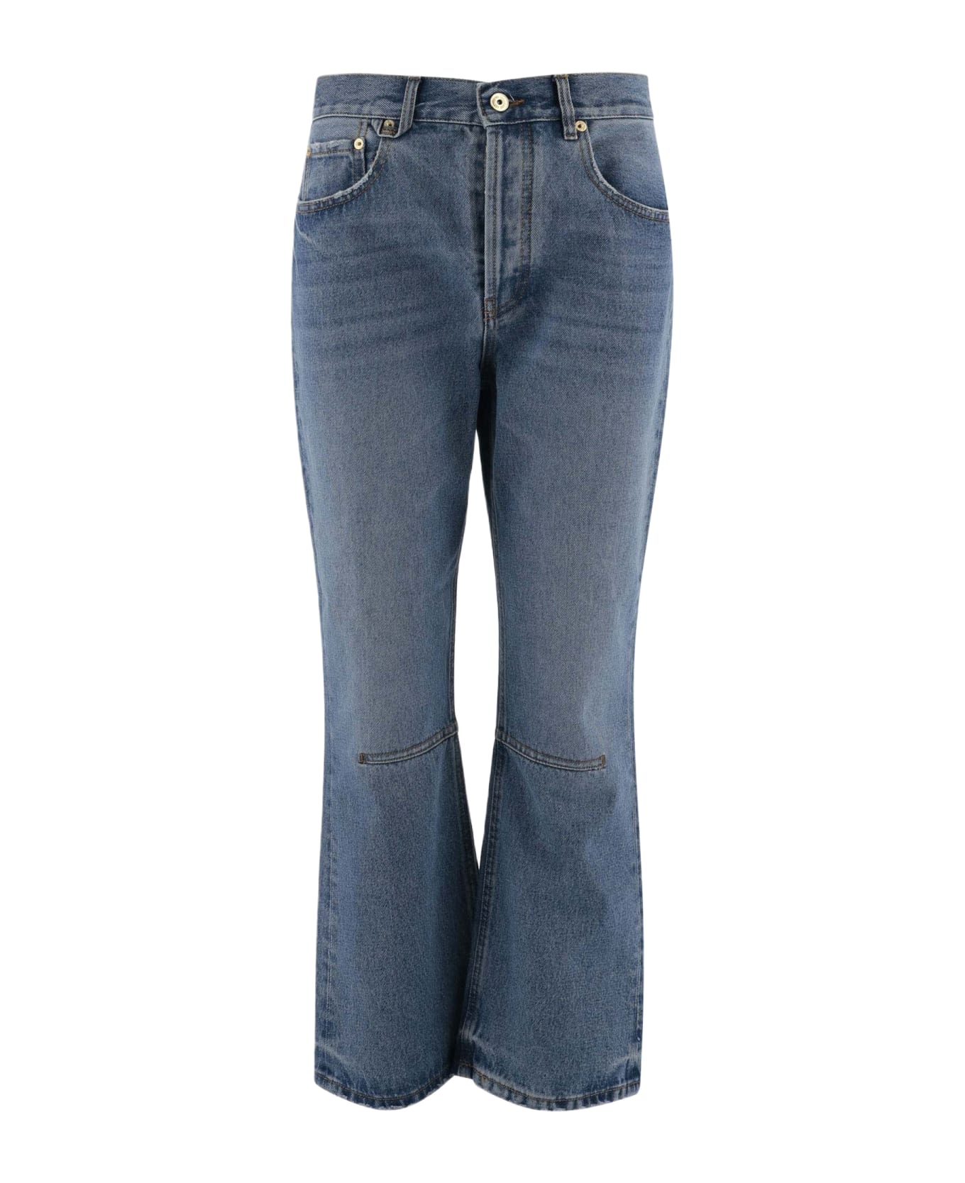 Jacquemus Cotton Denim Jeans - 33C BLUE/TABAC
