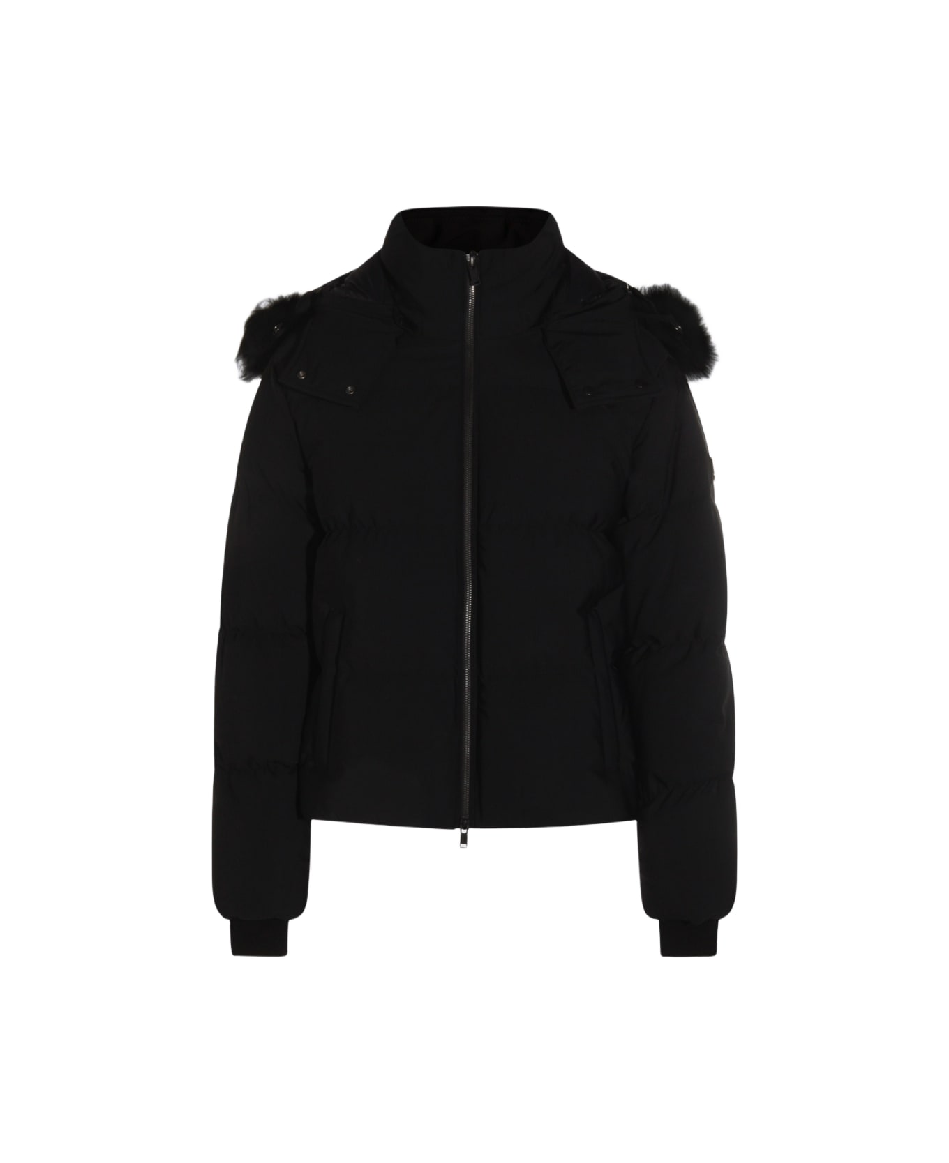 Moose Knuckles Black Down Jacket - Black