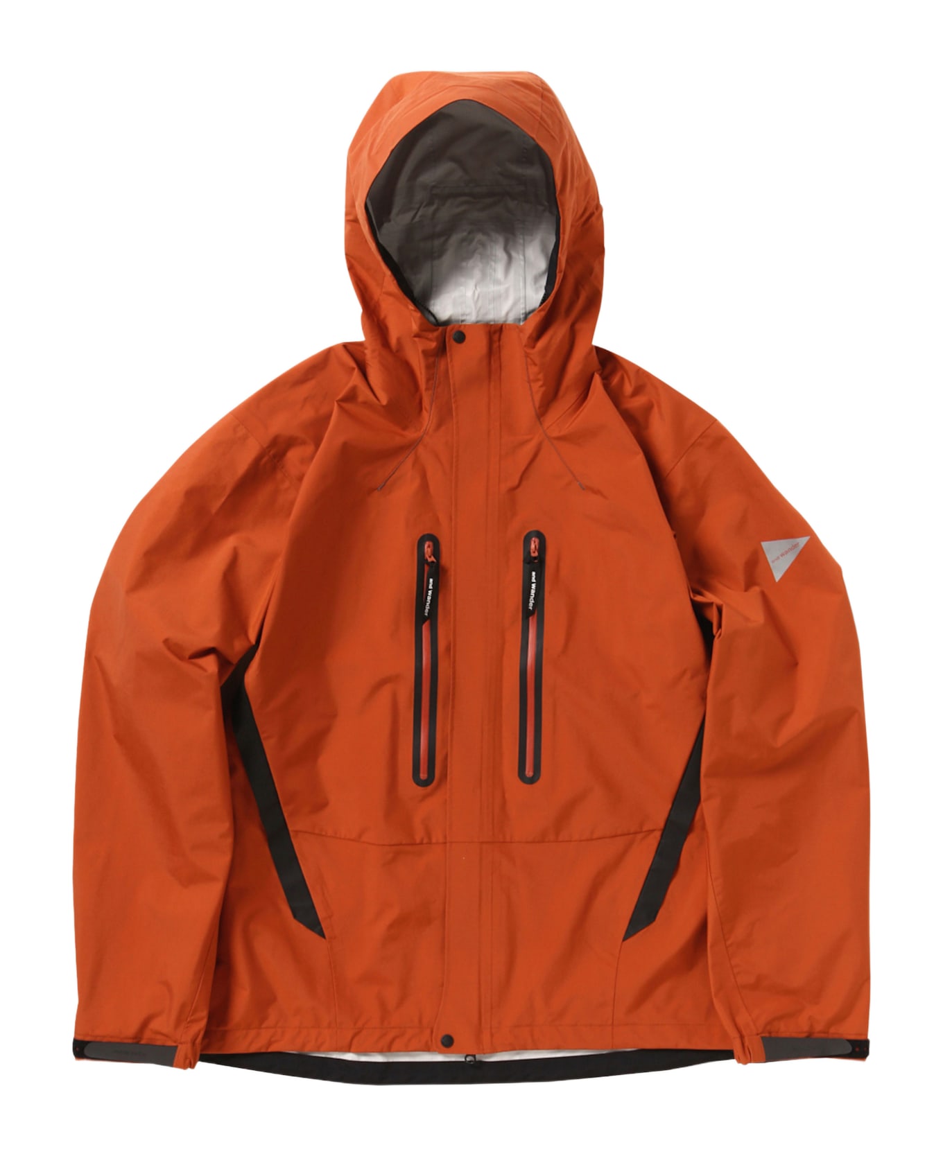 And Wander 2.5 Layer Hiker Rain Jacket - Red