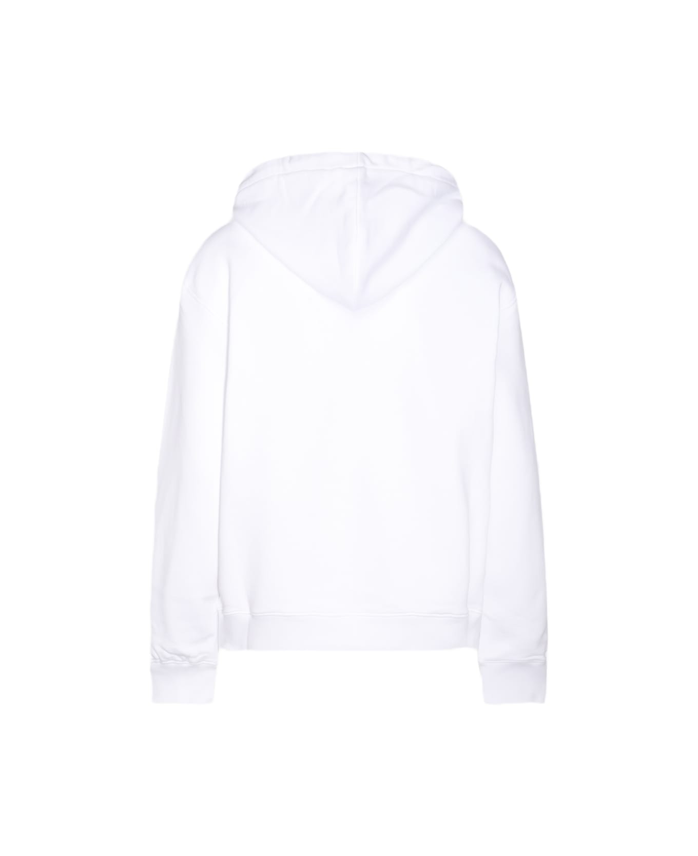 Moschino White Cotton Teddy Bear Sweatshirt - White