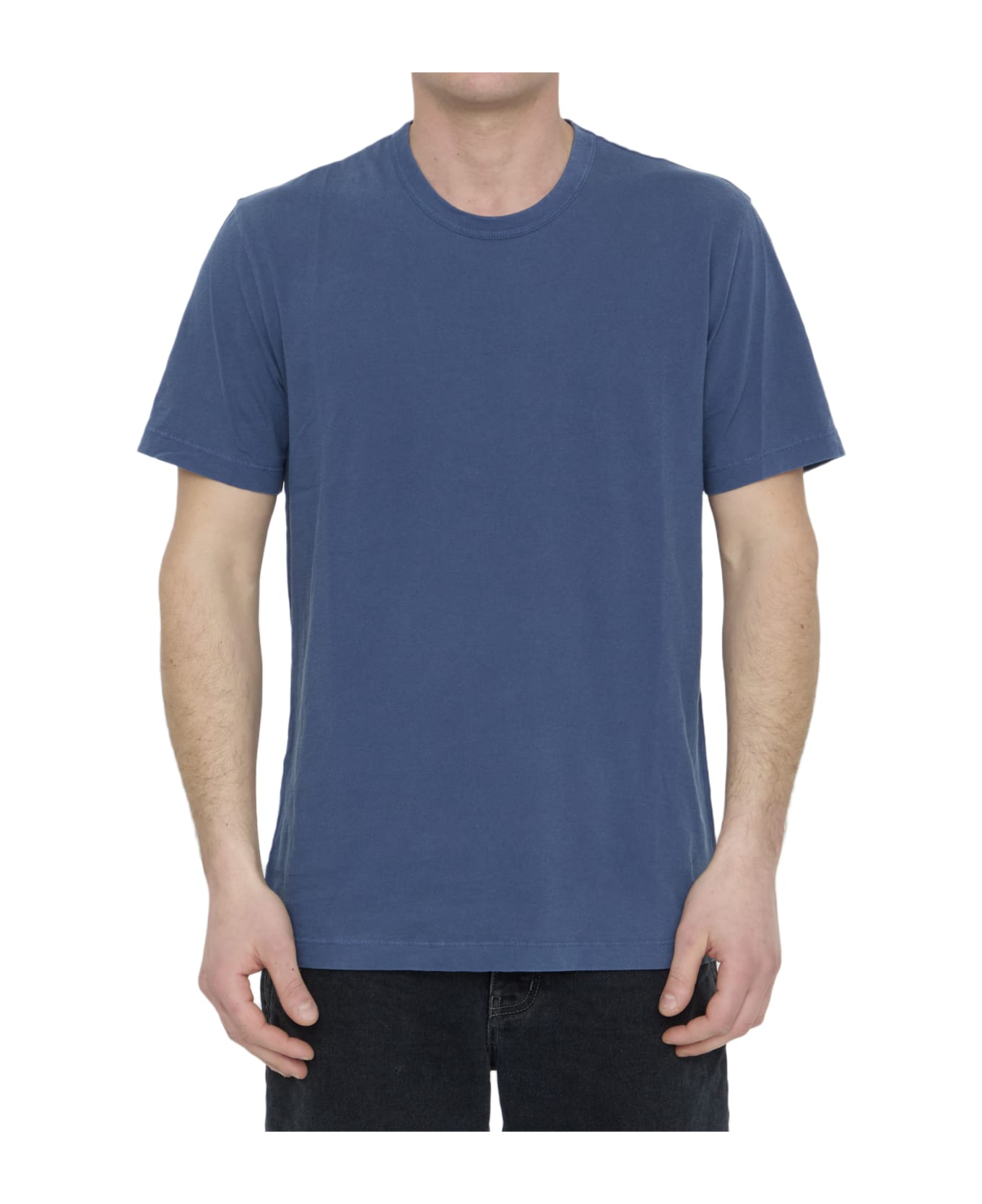 James Perse Cotton T-shirt - LIGHT BLUE
