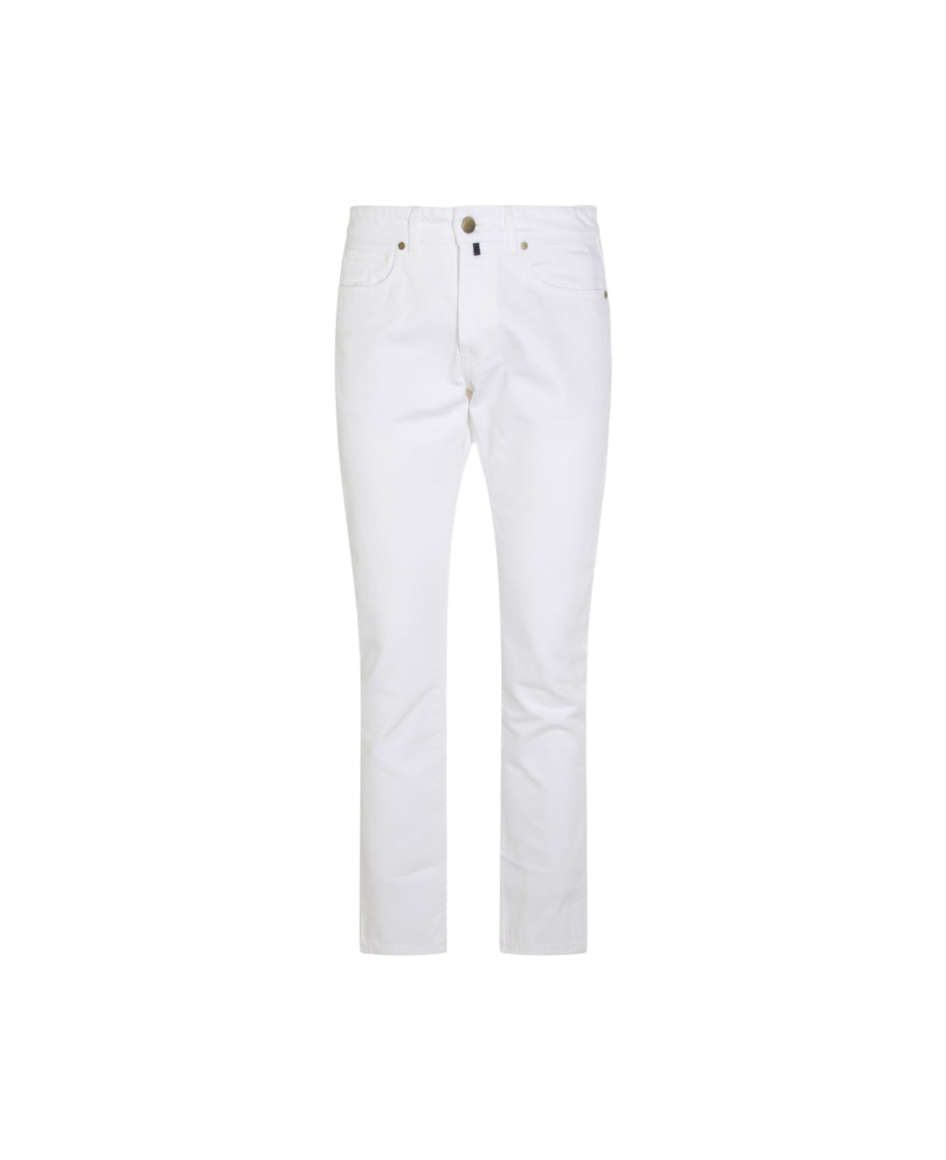 Incotex White Cotton Jeans