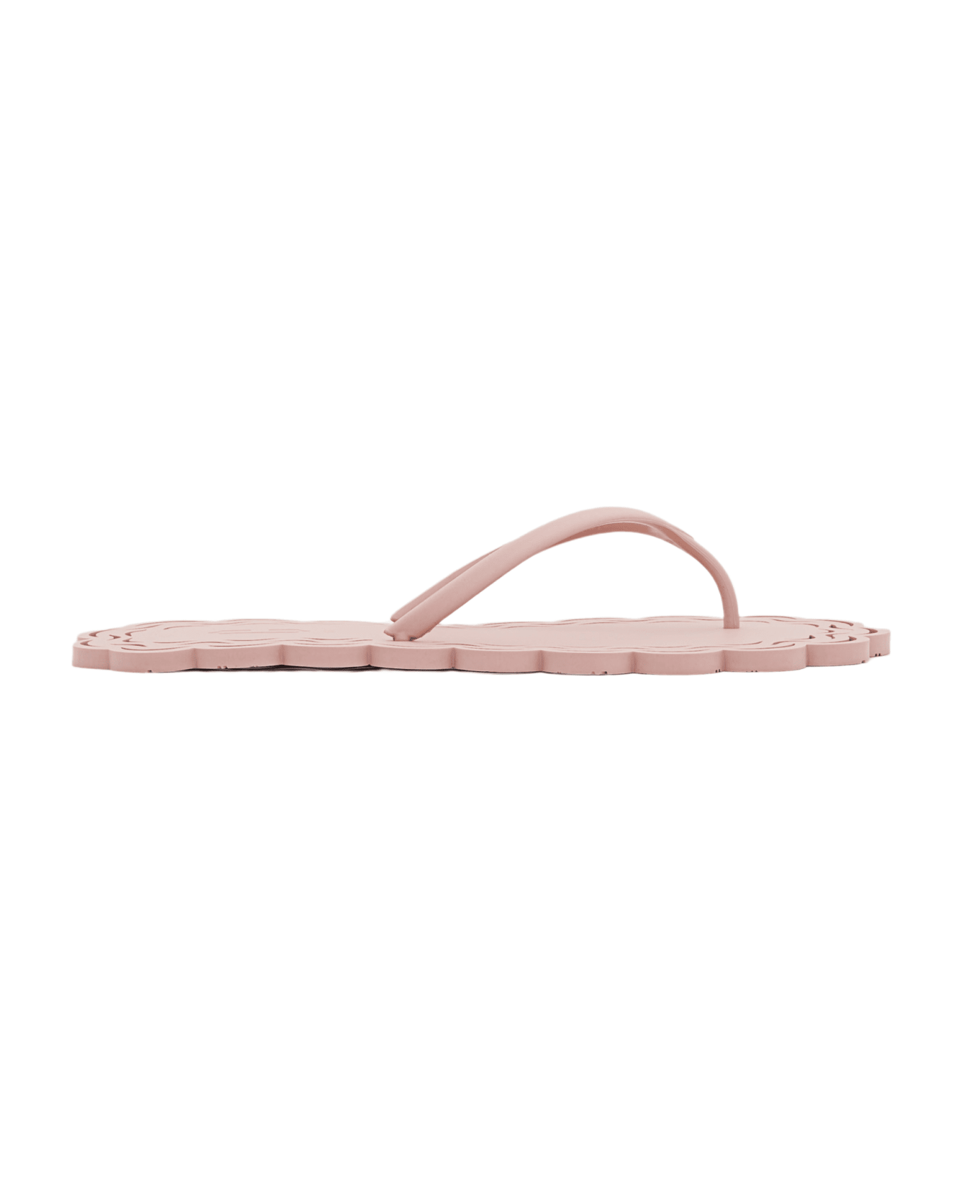 Carlotha Ray Laser-cut Recycled Rubber Flip Flops - Pink