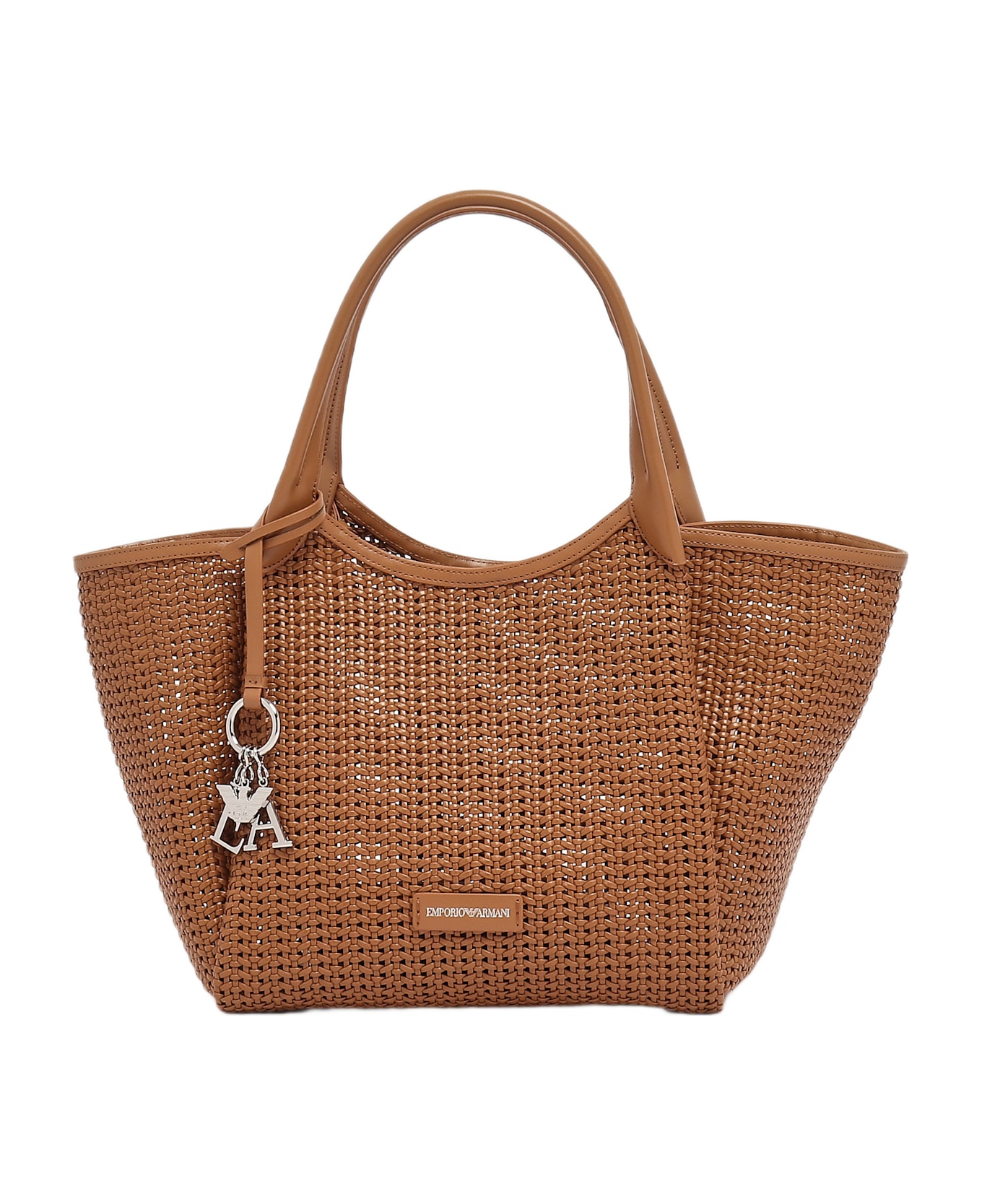 Emporio Armani Poliestere Shopping Bag - CARAMELLO