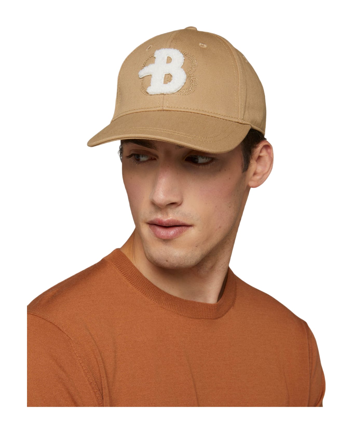Ballantyne Monogram Baseball Cap - Camel