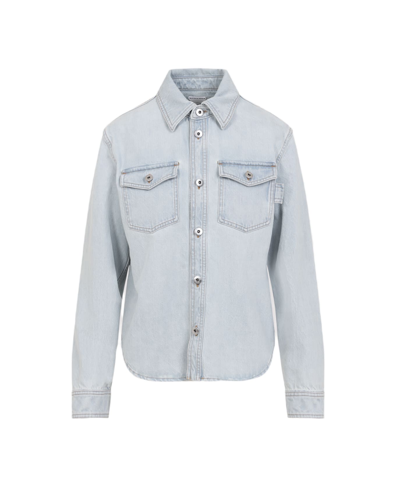 Bottega Veneta Denim Jacket - Light Blue