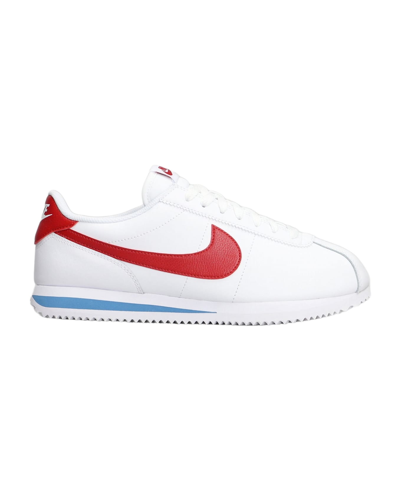 Nike Cortez Sneakers In White Leather - white