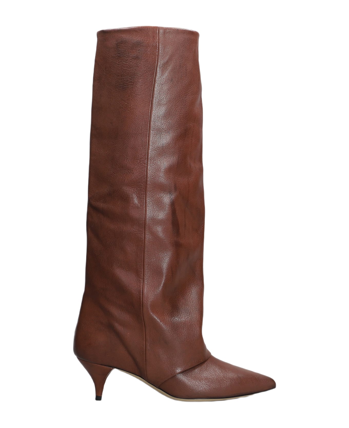 Alchimia High Heels Boots In Leather Color Leather - leather color