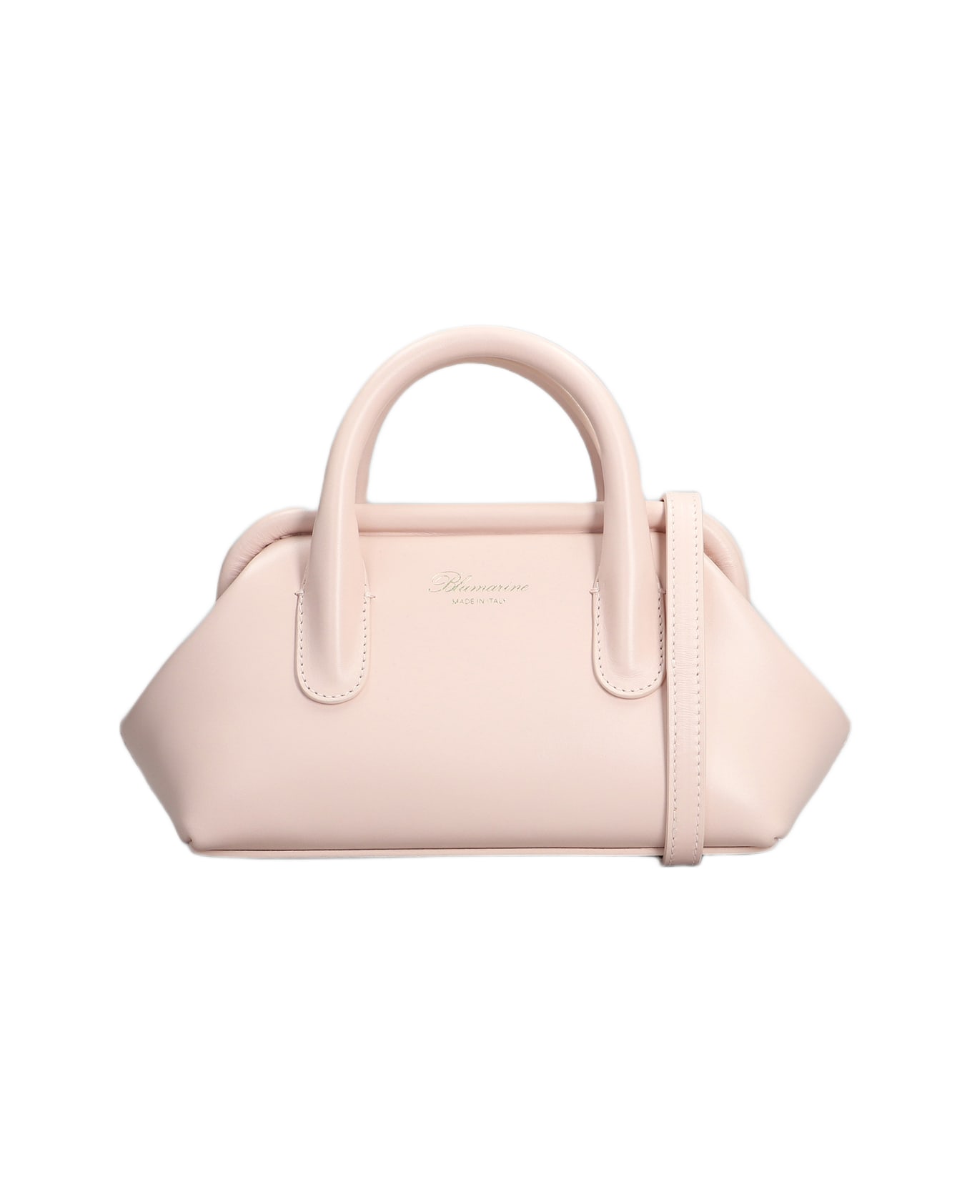 Blumarine Shoulder Bag In Rose-pink Leather - rose-pink