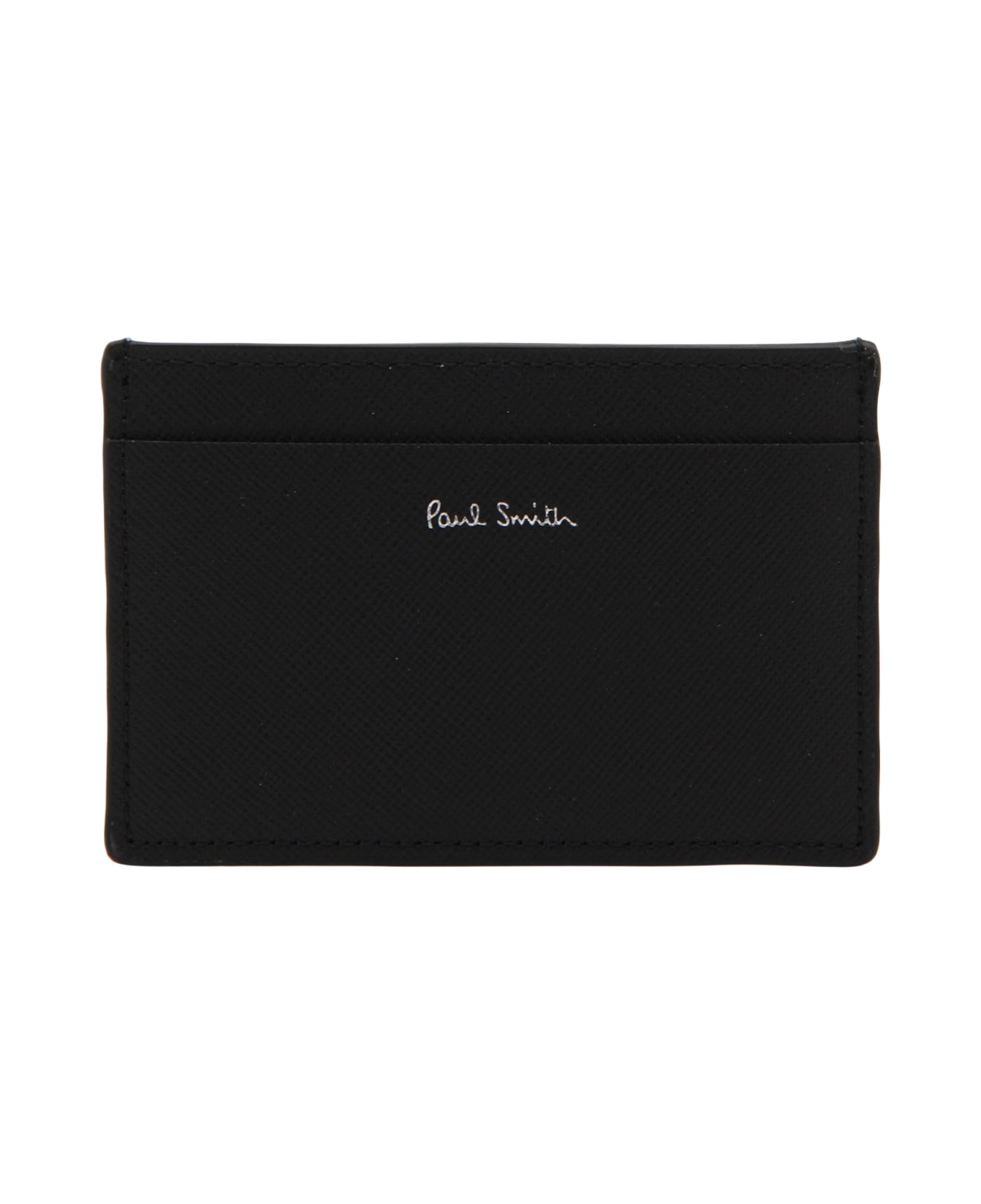 Paul Smith Black Multicolour Leather Cardholder - Black