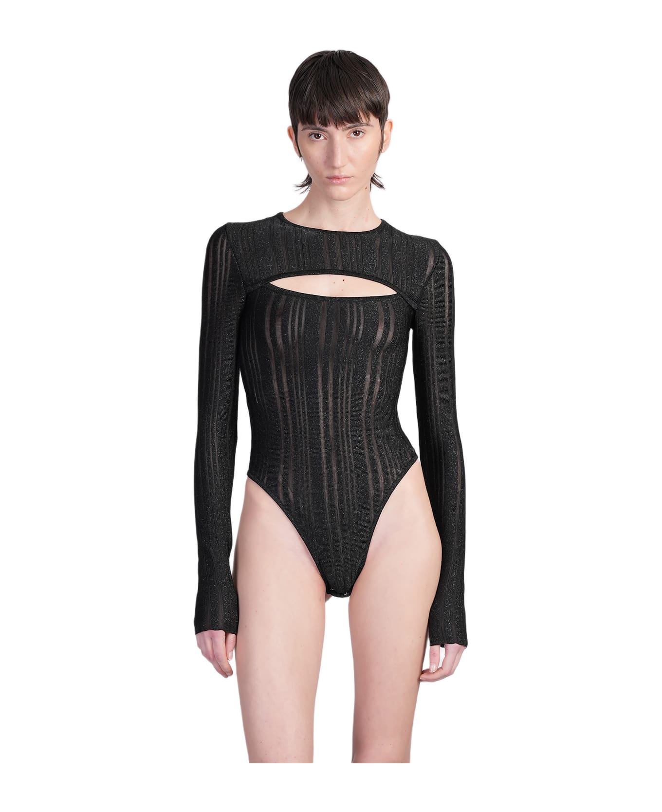 ANDREĀDAMO Body In Black Acetate - black