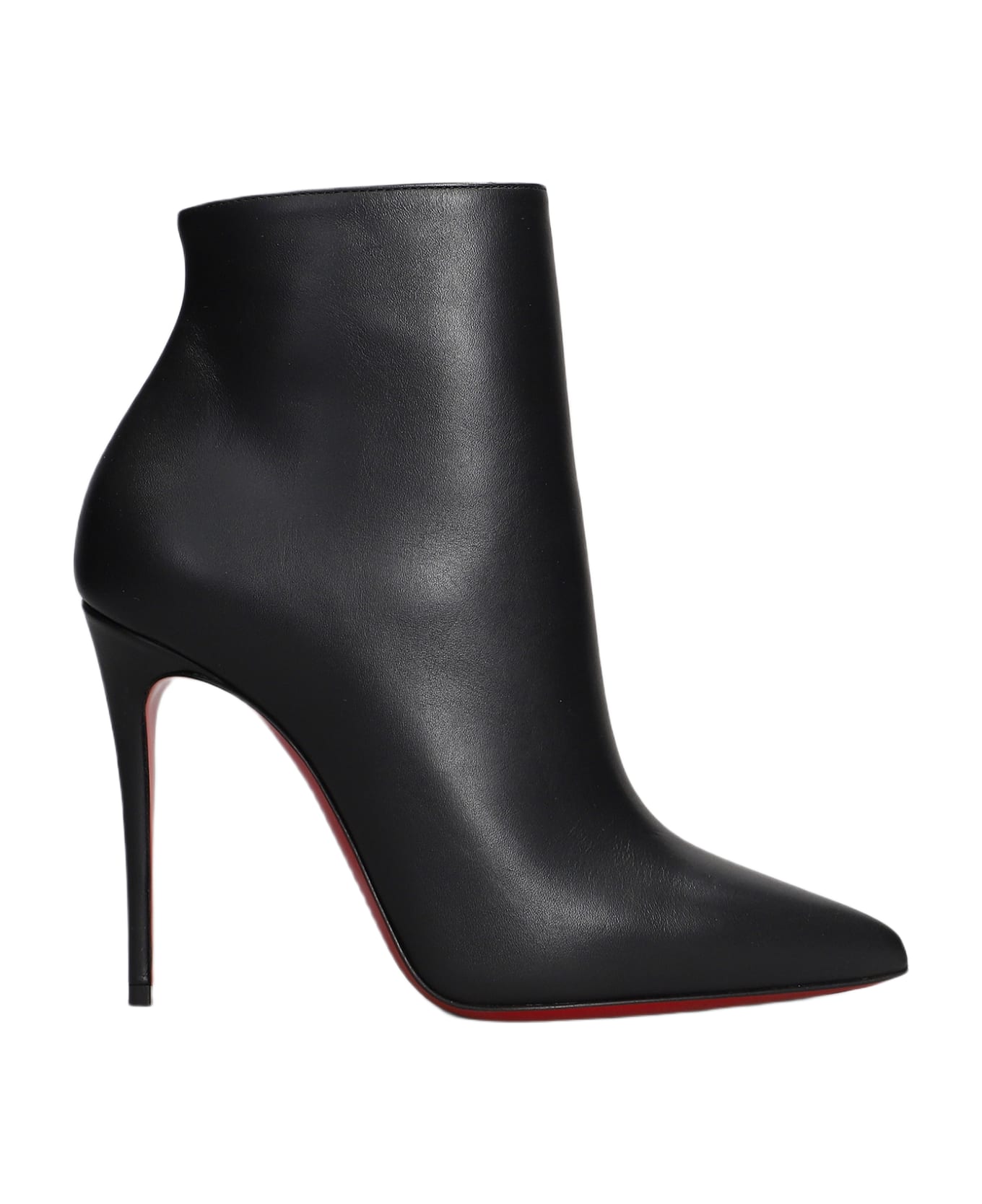 Christian Louboutin So Kate Booty High Heels Ankle Boots In Black Leather - black ブーツ