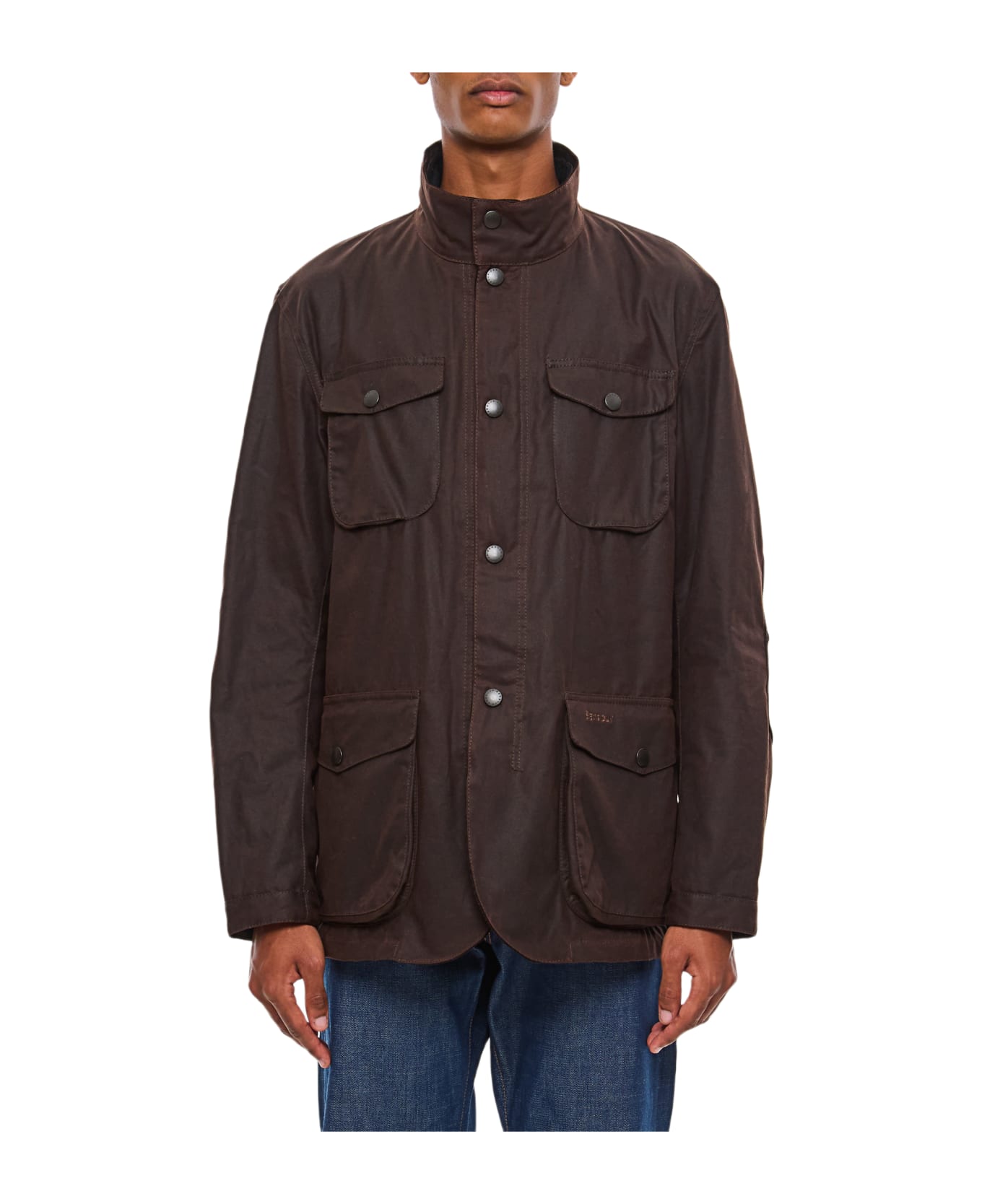 Barbour Ogston Wax Jacket - Brown