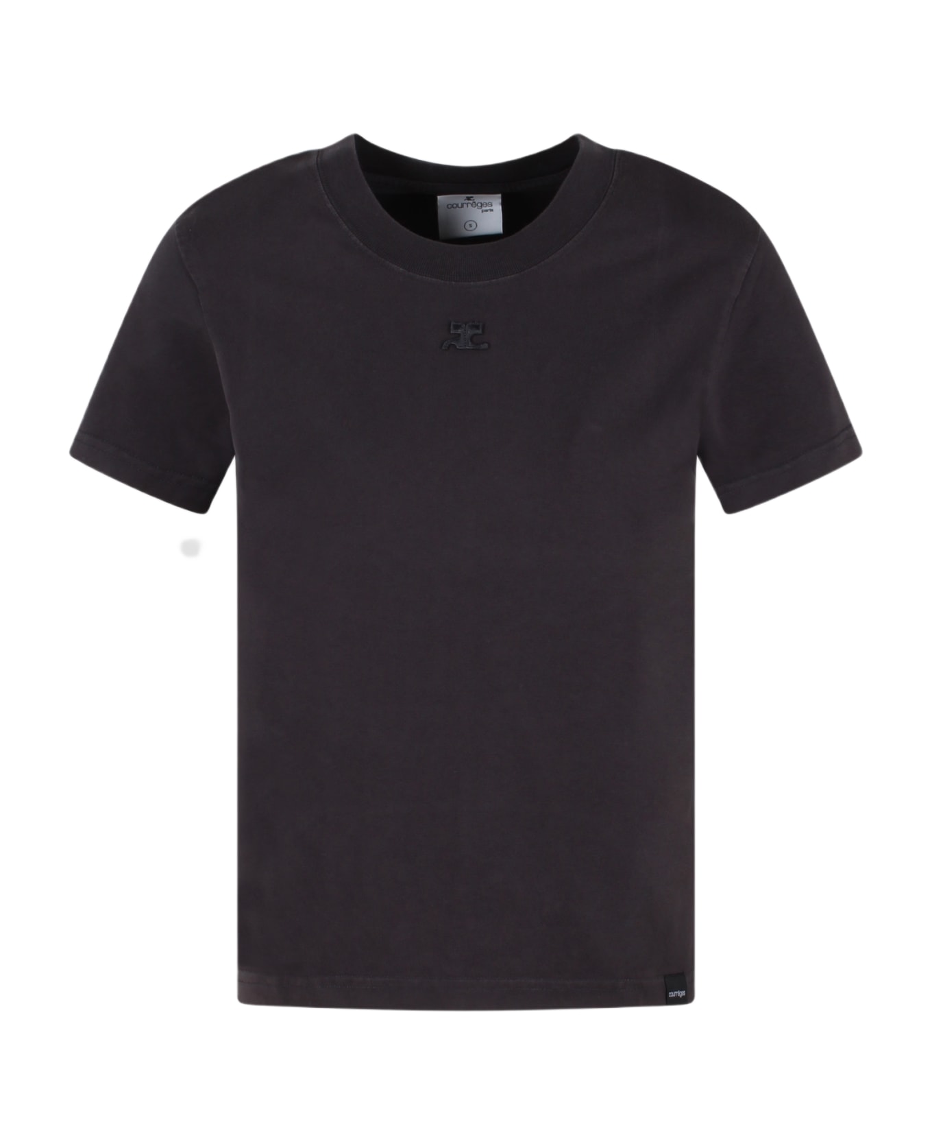 Courrèges Ac Straight T-shirt - Black