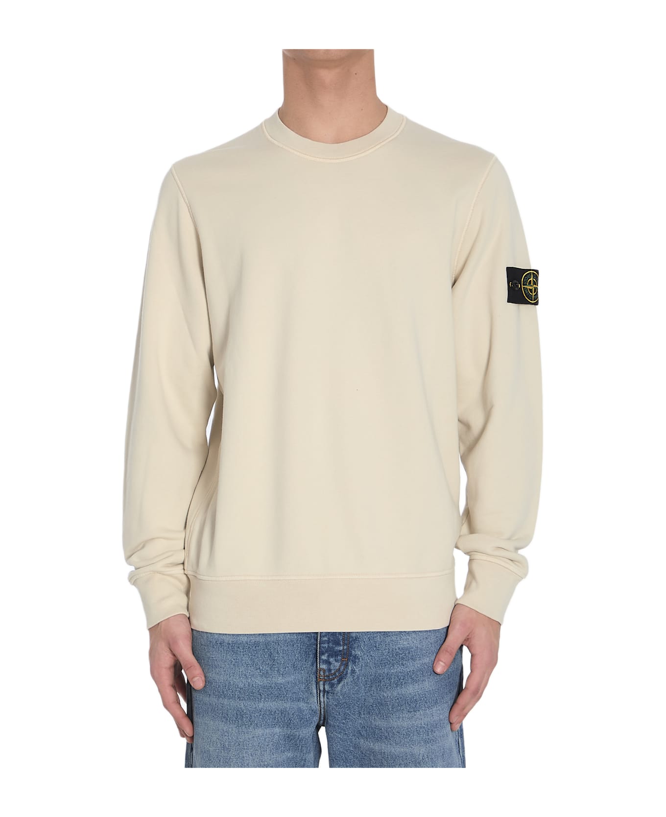 Stone Island Crewneck Sweatshirt - Sabbia