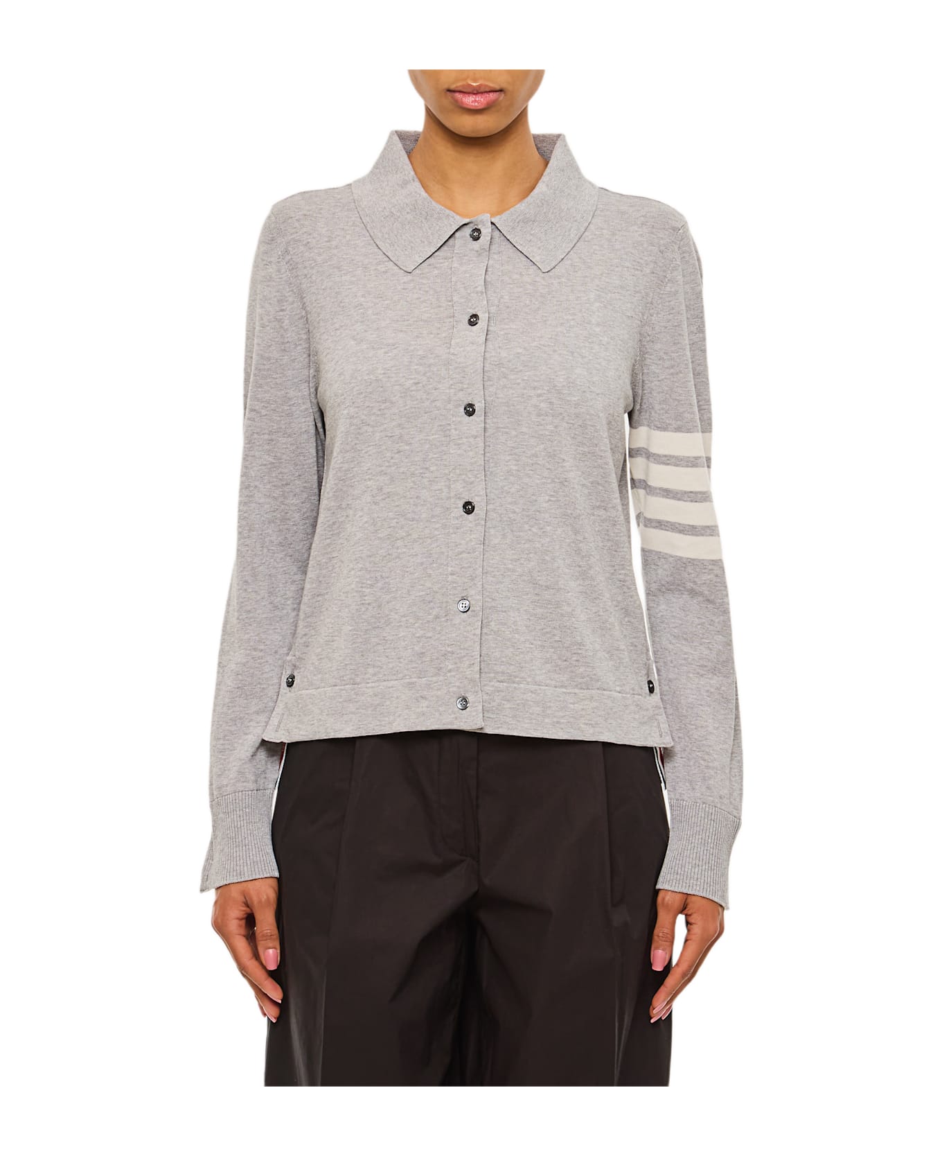 Thom Browne Jersey Shirt - Grey