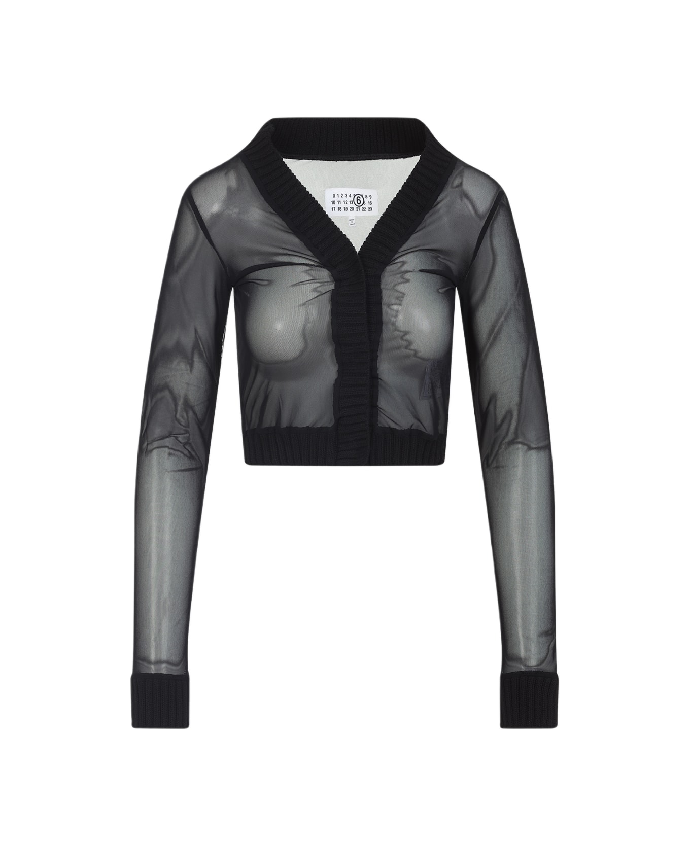 MM6 Maison Margiela Long Sleeves Top - Black