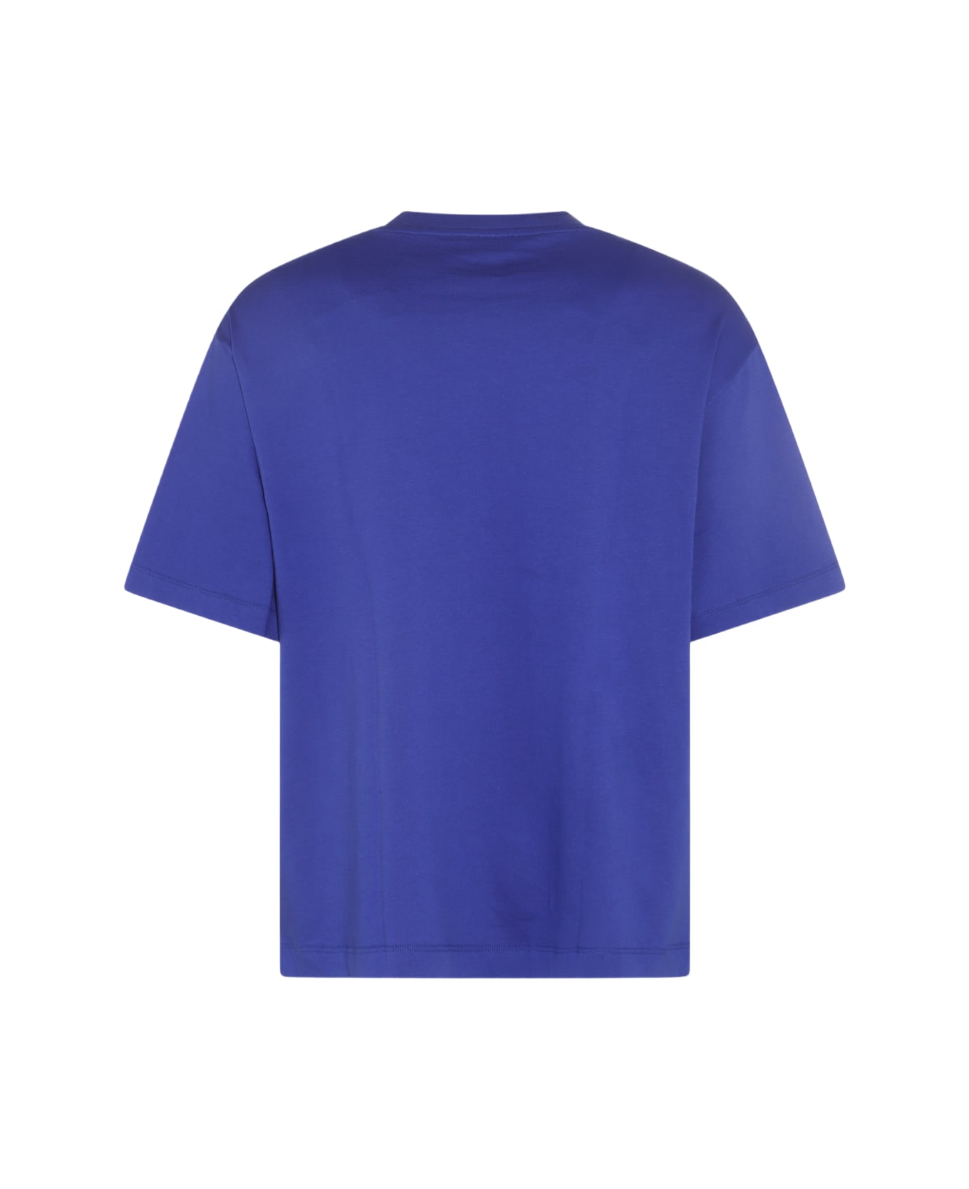 Off-White Electric Blue Cotton Body Stitch Skate T-shirt - Blue