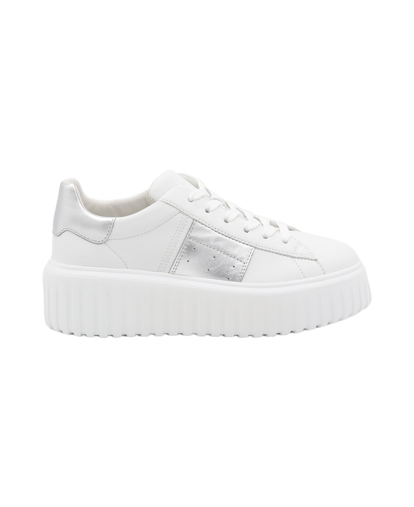 スニーカー HOGAN H681 Sneakers - Hogan - Leather - White Hogan Leather H Stripes Sneakers | italist