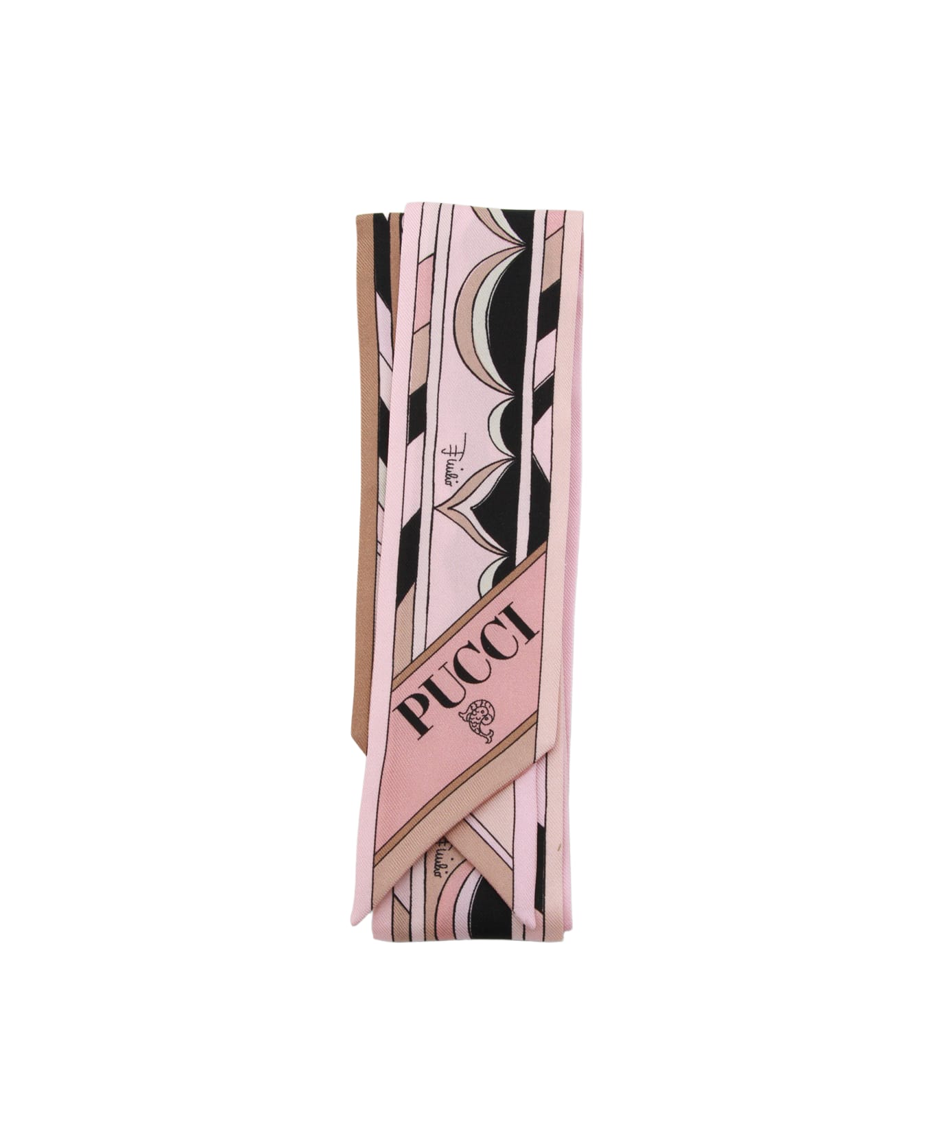 Pucci Nude Silk Scarf - Nude