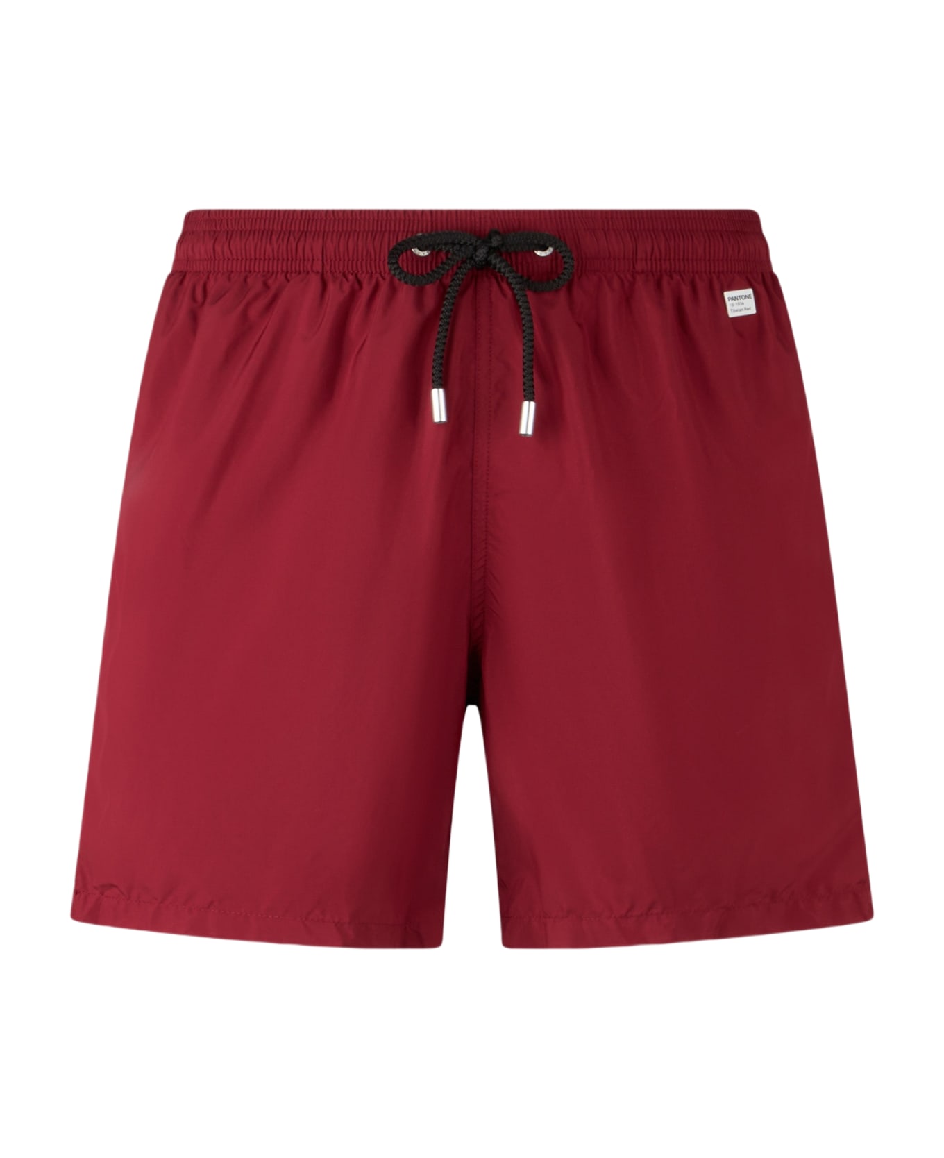 MC2 Saint Barth Man Lightweight Fabric Burgundy Swim Shorts Lighting Pantone | Pantone® Special Edition - RED
