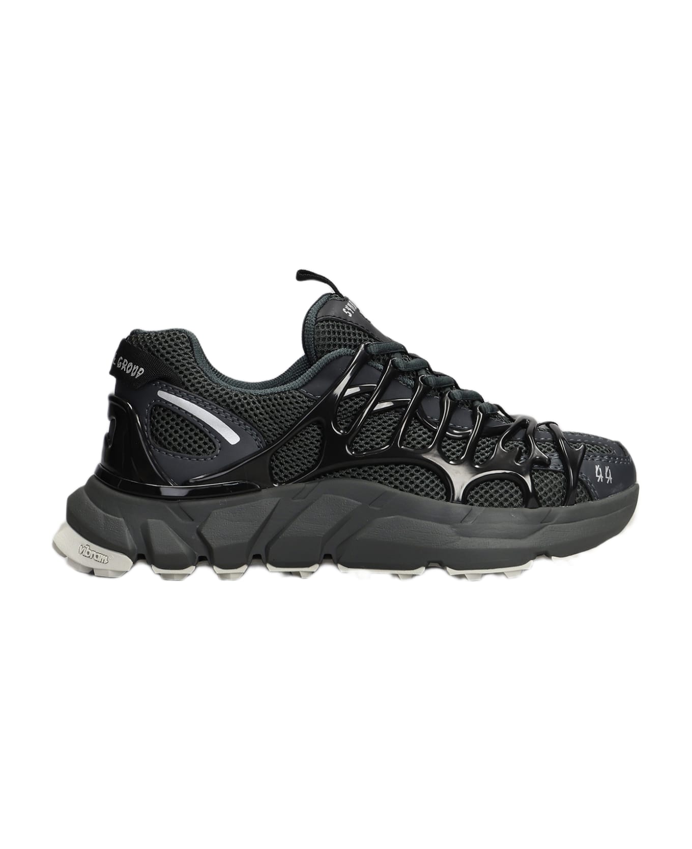 44 Label Group Symbiont 2 Sneakers In Black Polyester - black スニーカー