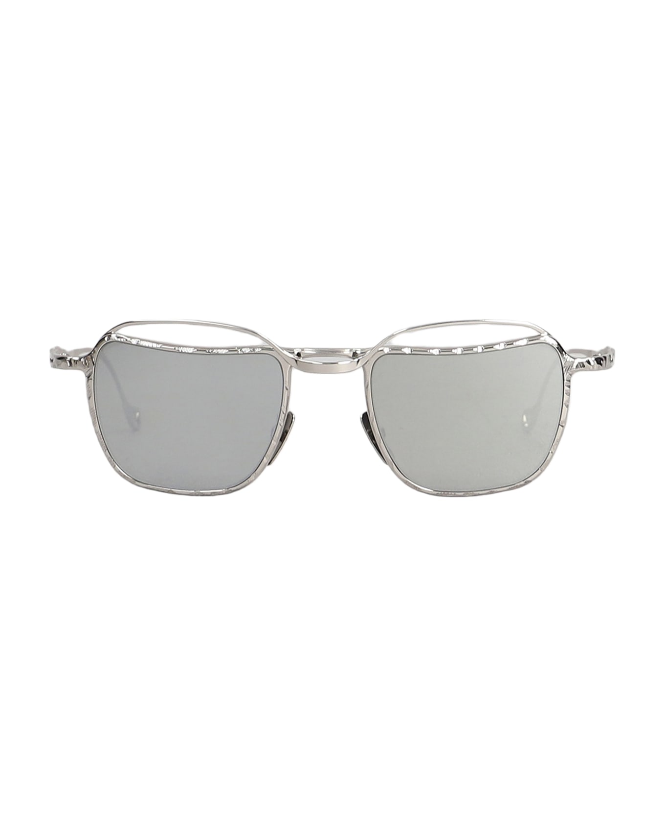 Kuboraum H71 Sunglasses In Silver Metal Alloy - silver アイウェア