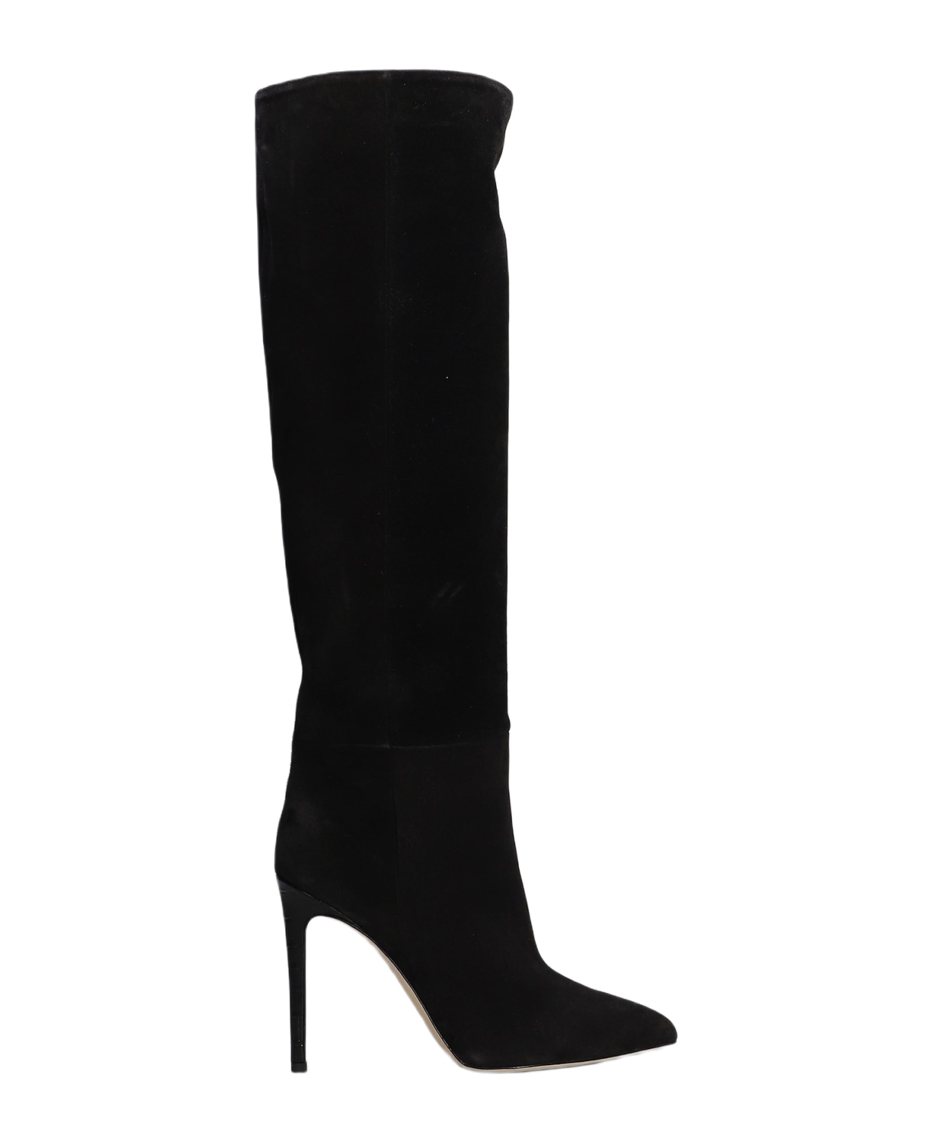 Paris Texas High Heels Boots In Black Suede - black ブーツ