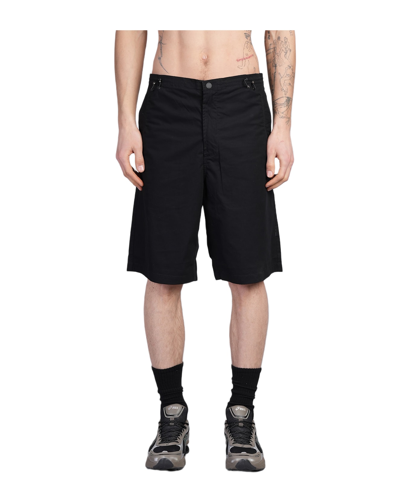 Maharishi Shorts In Black Cotton - black