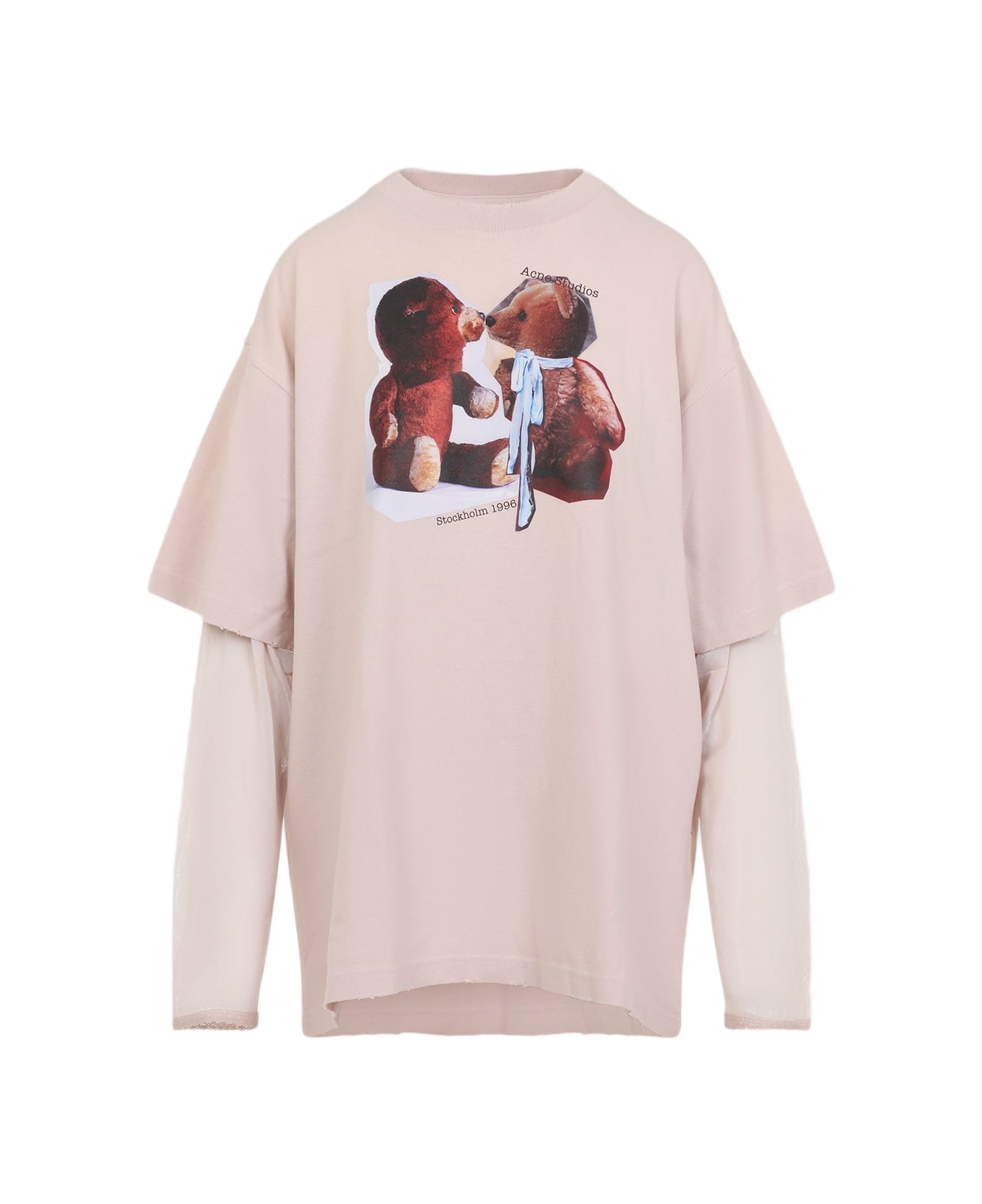 Acne Studios Cotton T-shirt - VIOLET PINK