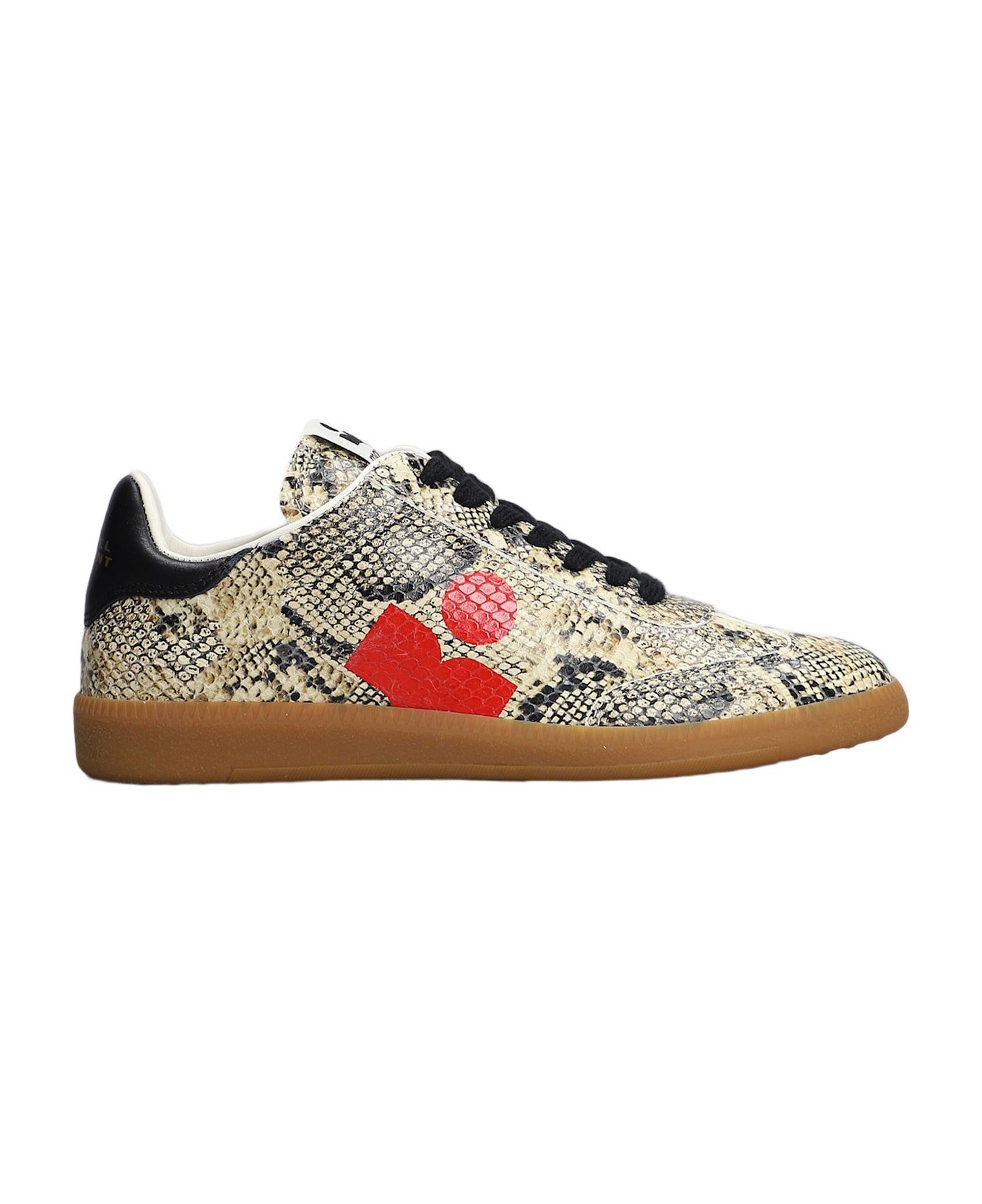 Isabel Marant Kaycee Sneakers In Beige Leather - beige