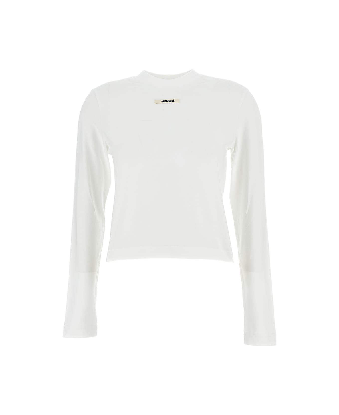 Jacquemus Le T-shirt Gros Grain - White