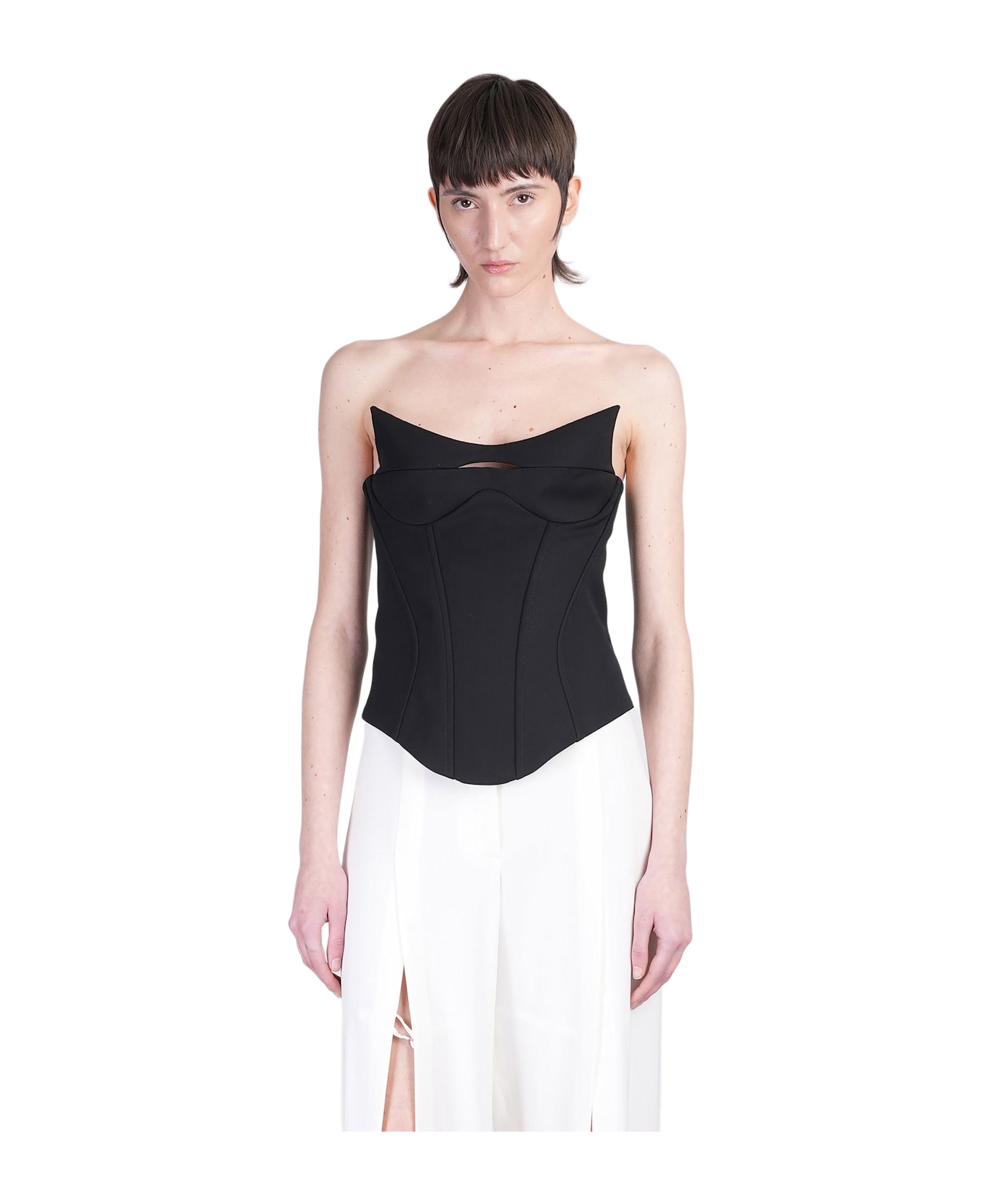 Mugler Topwear In Black Viscose | italist
