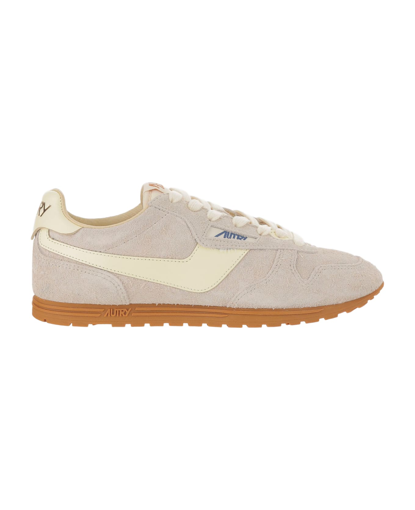 Autry Windspin Leather Sneakers - Suede/leat Wife/rut