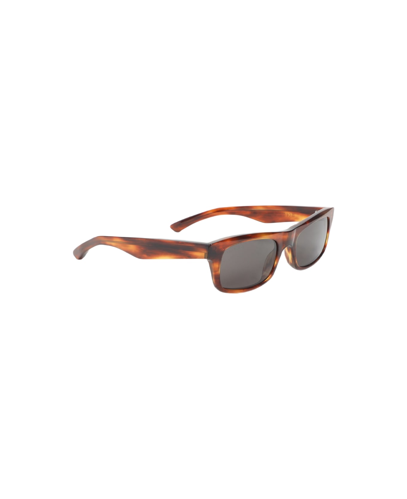 Balenciaga Soho Rectangle Sunglasses - Brown Havana