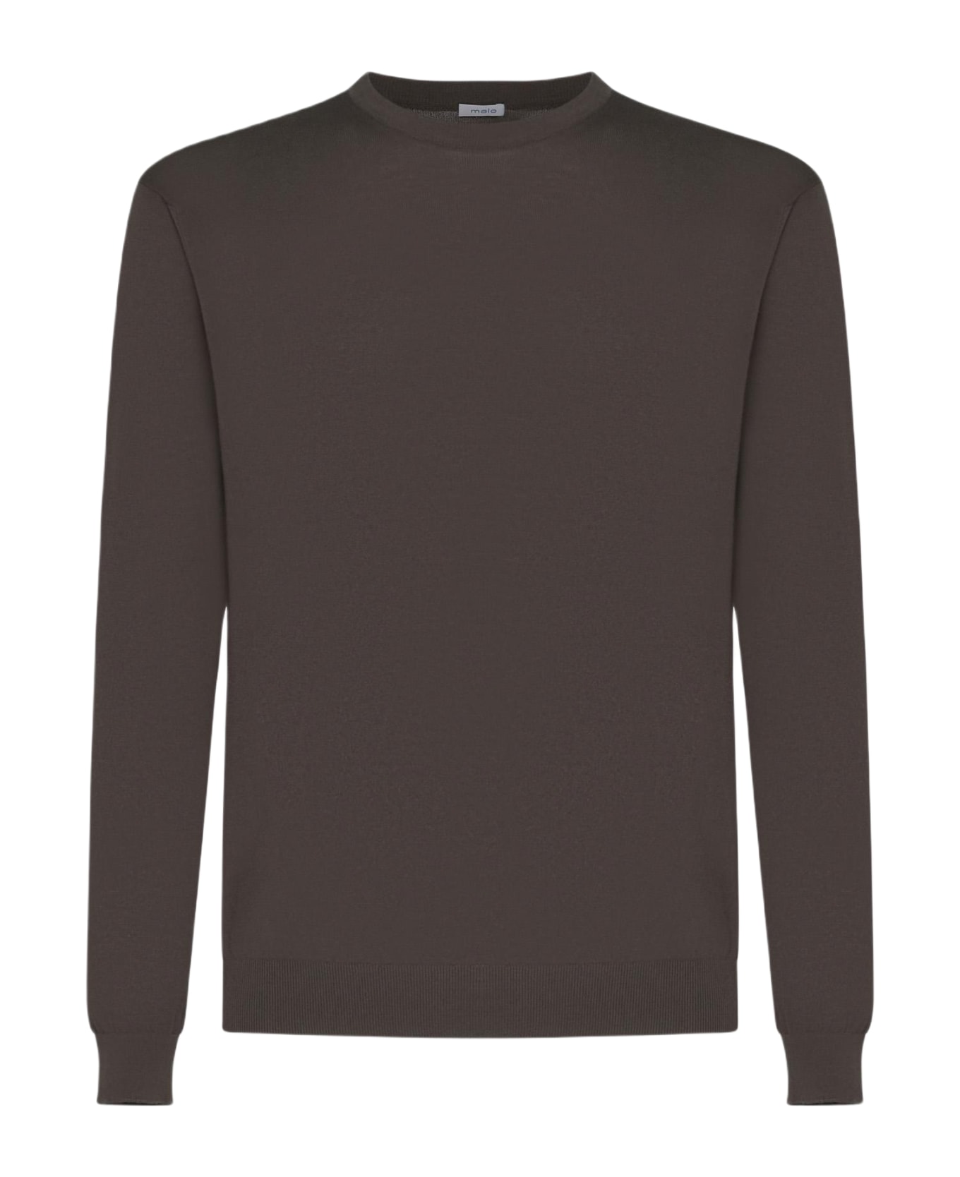 Malo Cotton Sweater - Marrone