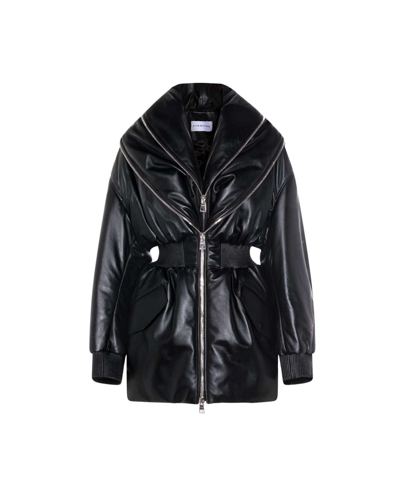 Givenchy Black Leather Jacket - Black