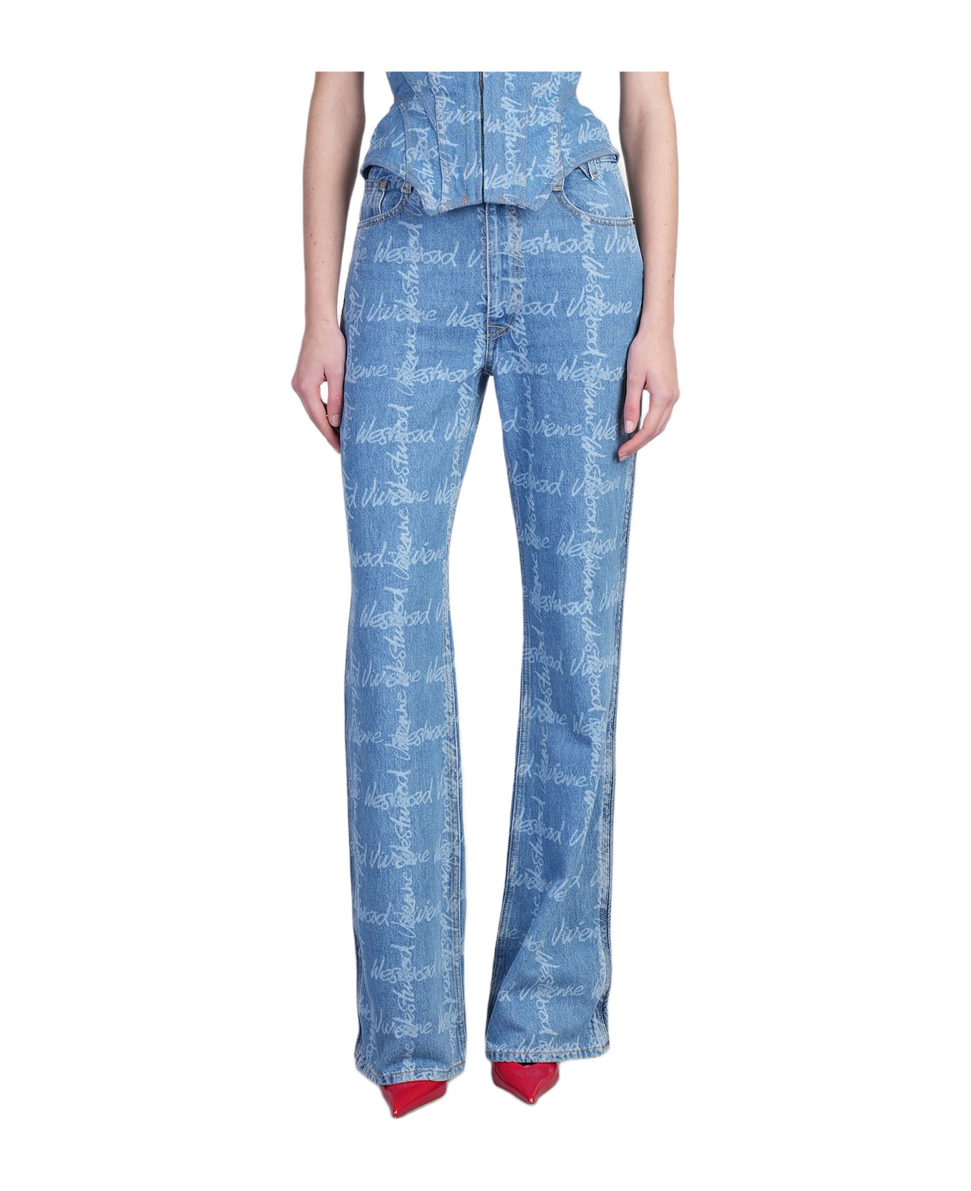 Vivienne Westwood Ray Jeans In Blue Cotton - DENIM