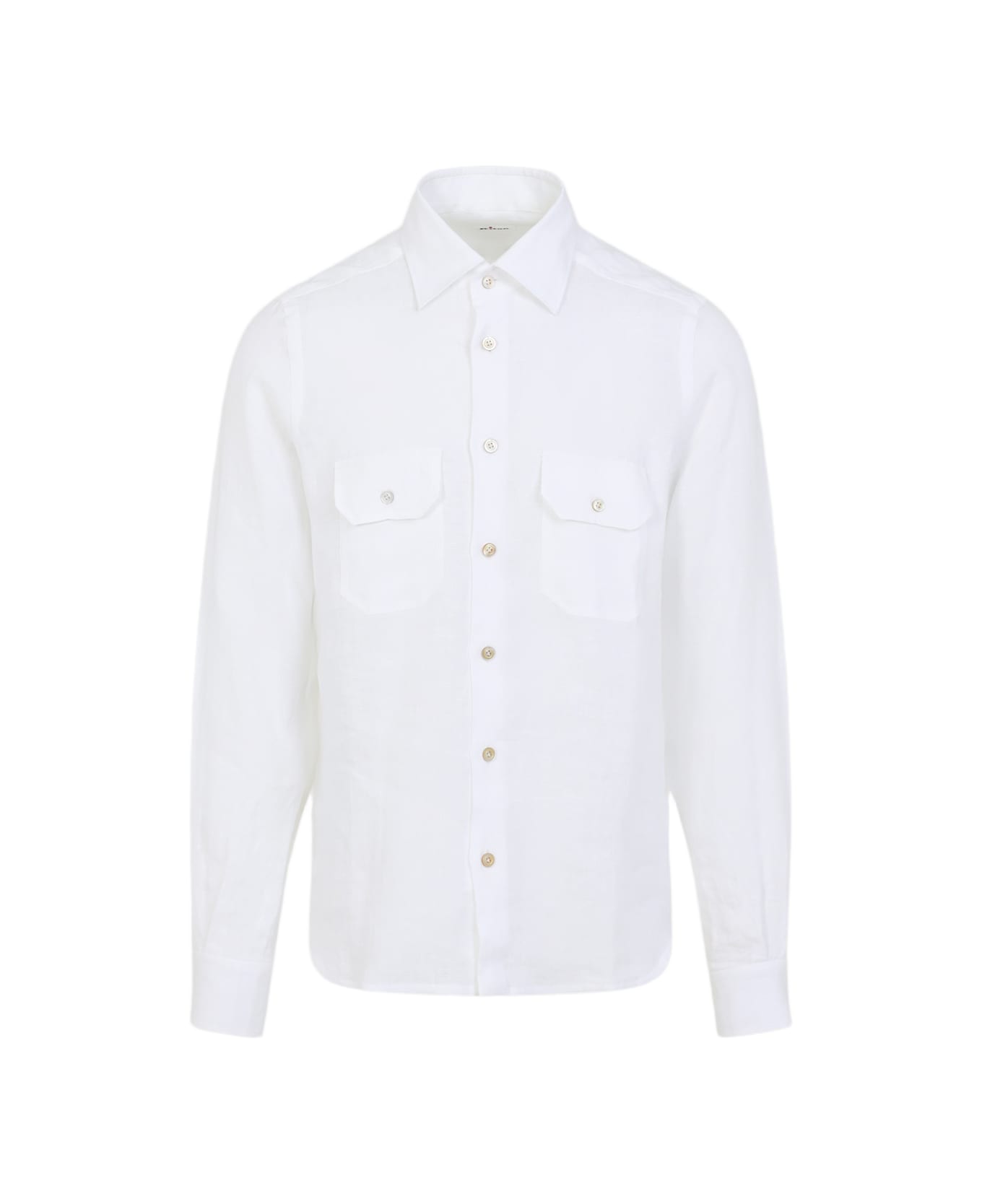 Kiton Linen Shirt - Bianco