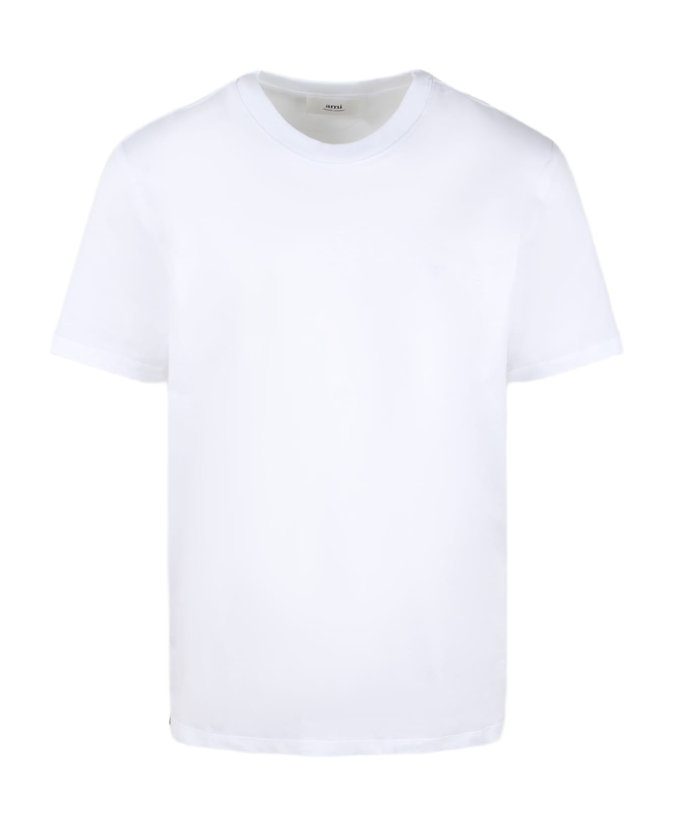 Ami Alexandre Mattiussi Tonal Ami De Coeur T-shirt - White