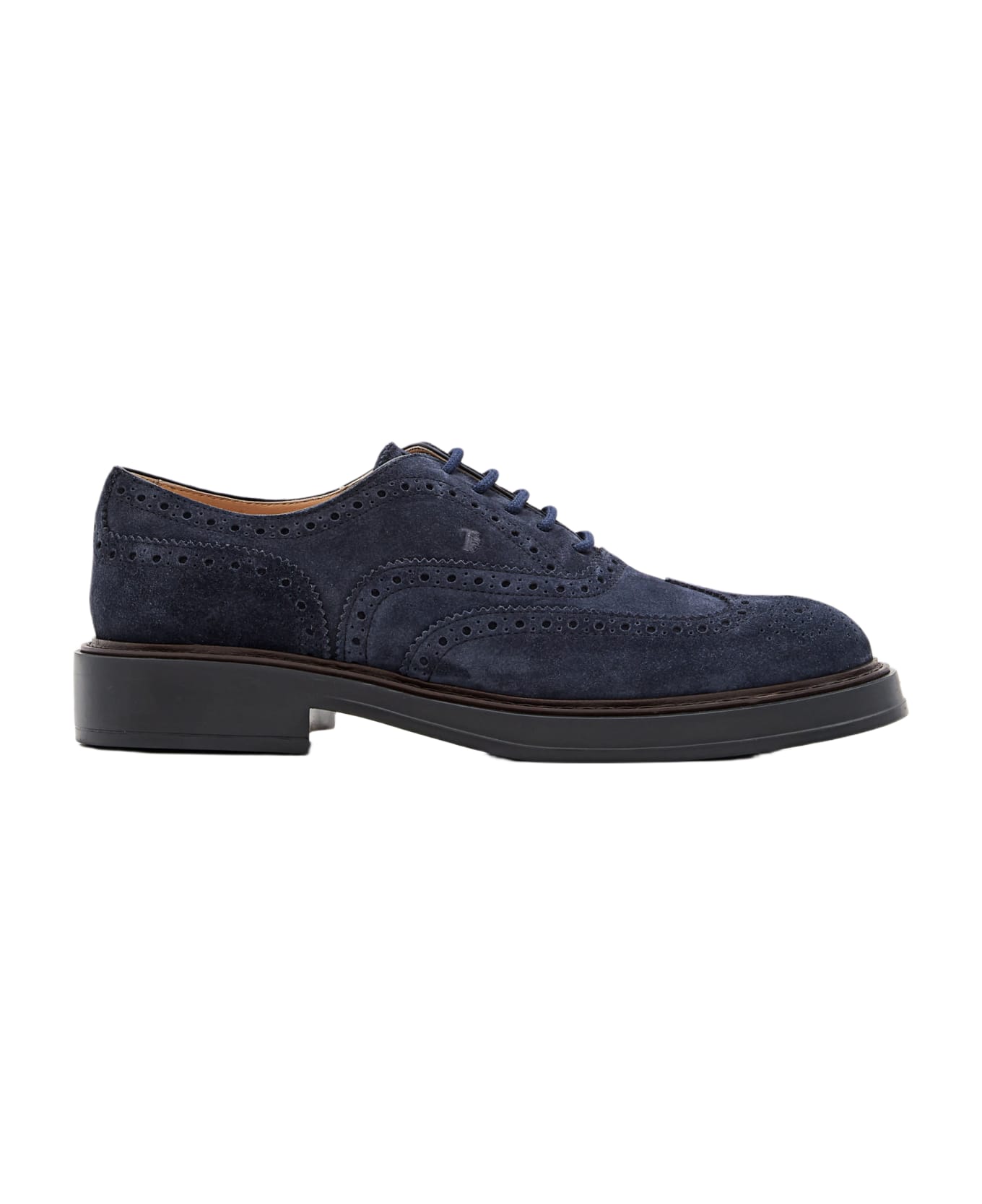 Tod's Francesina Bucature Extralight Derby Shoes - Blue