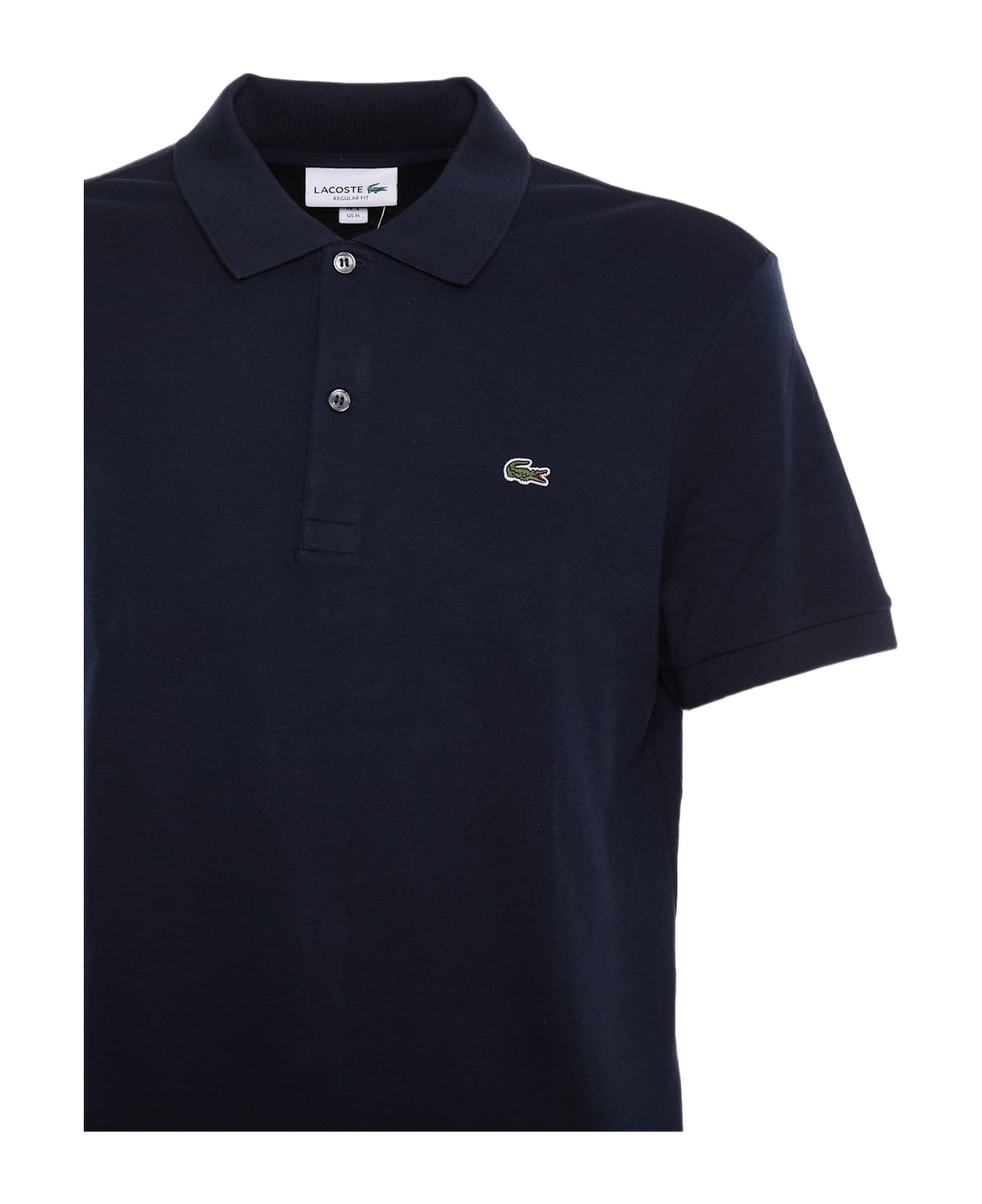 Lacoste Regular Fit Soft Cotton Polo Shirt - BLUE