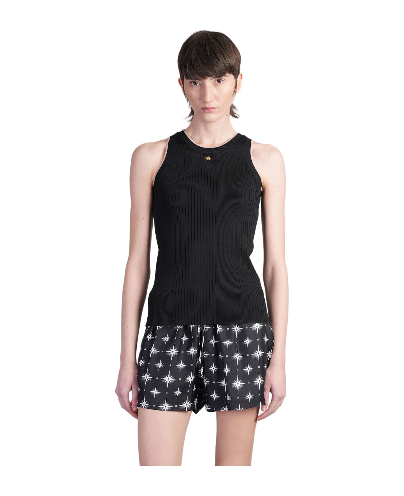 AMIRI Topwear In Black Viscose - black