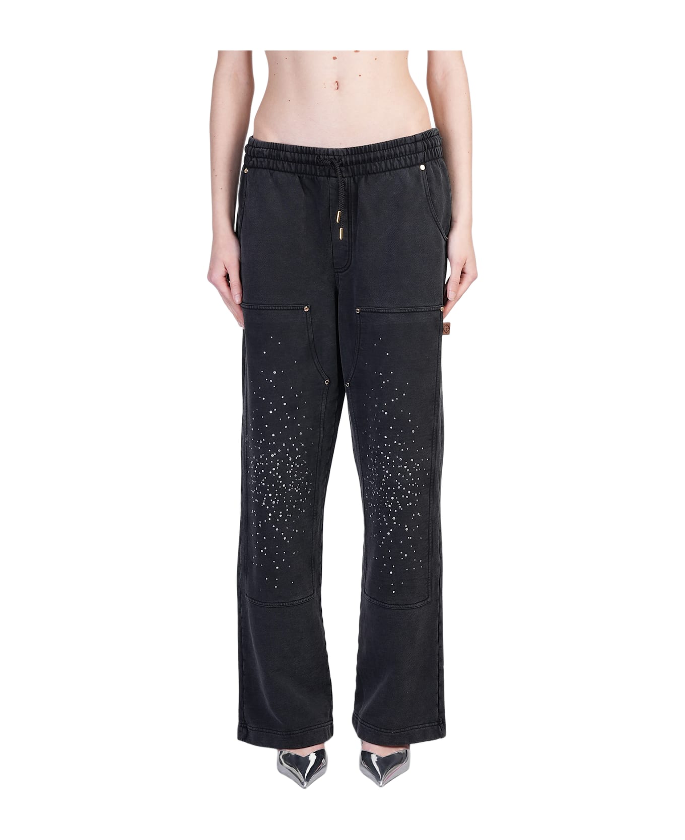 Casablanca Pants In Black Cotton - black