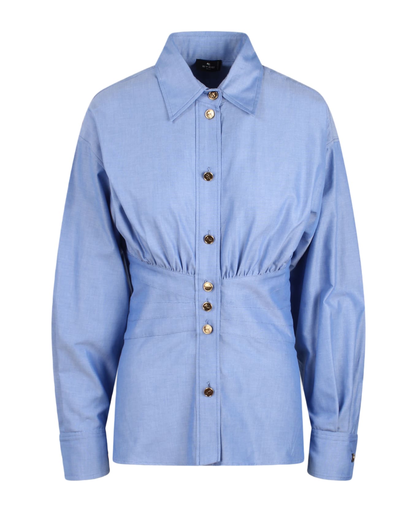 Etro Oxford Cotton Shirt - Blue