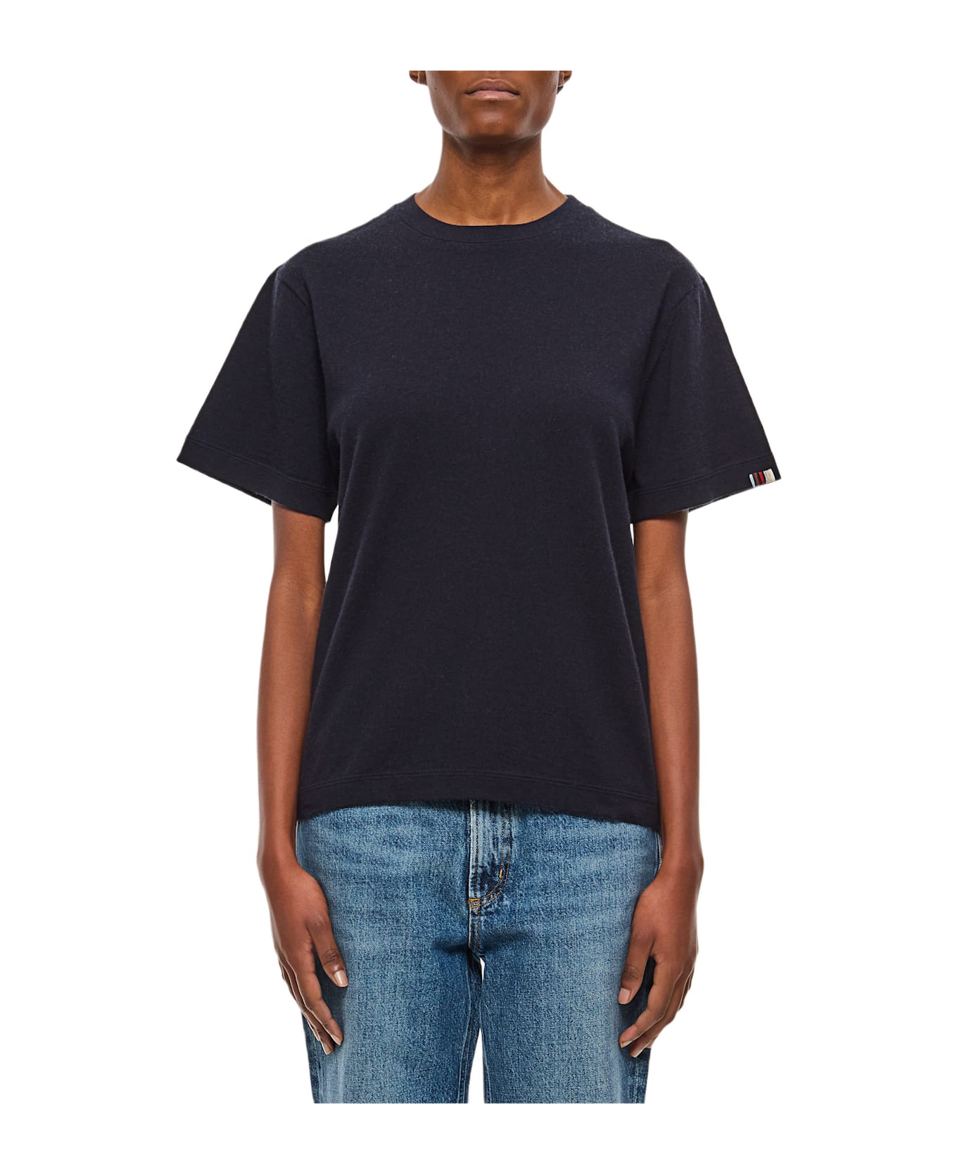 Extreme Cashmere Cuba Cashmere Cotton Blend T-shirt - Blue