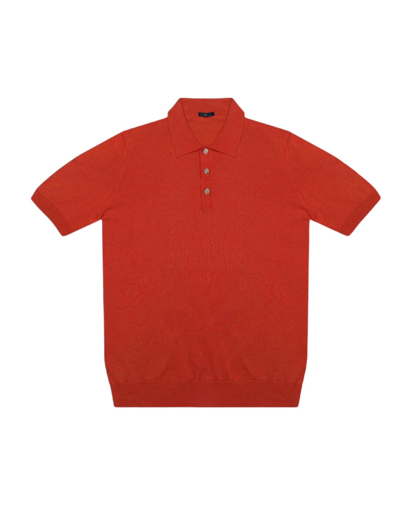 Larusmiani Ischia Polo Sweater - Red