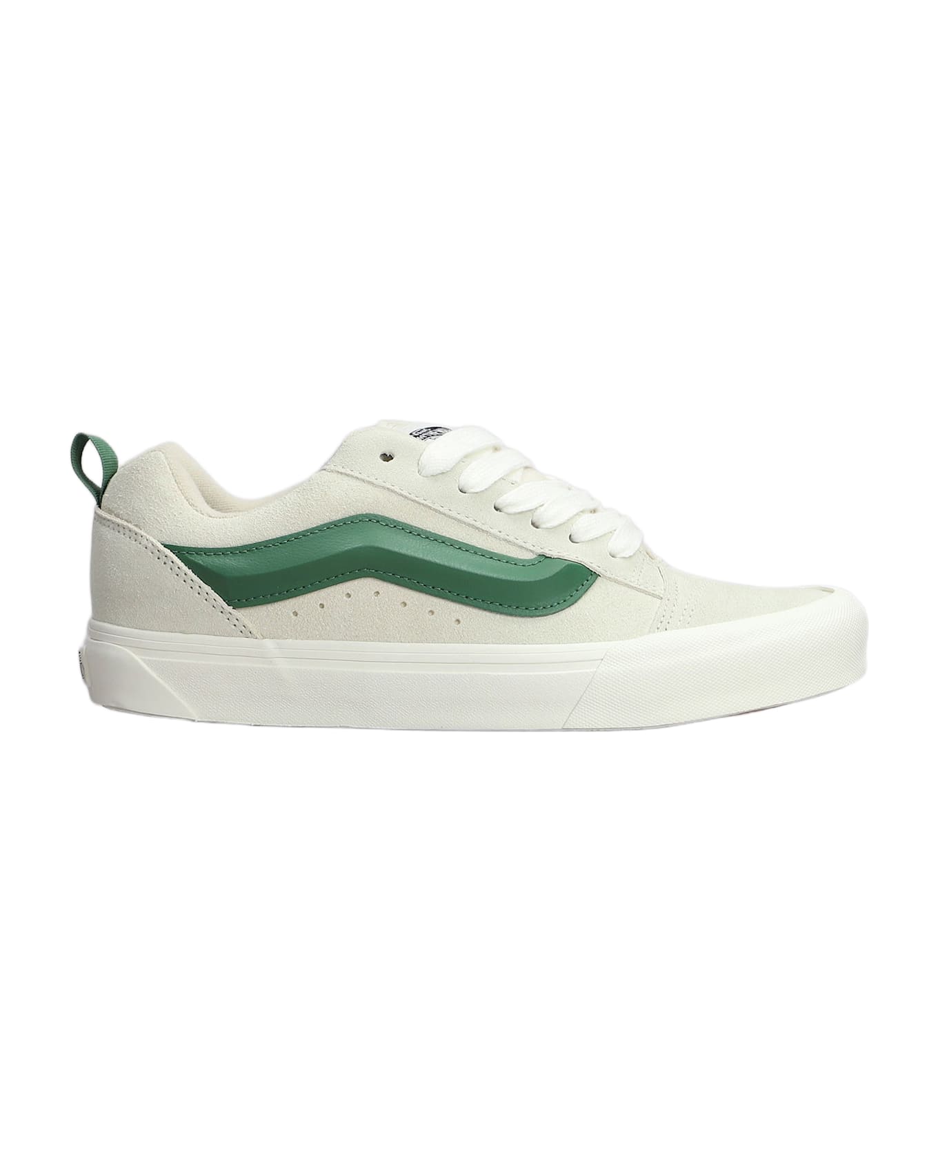 Vans Knu Skool Sneakers In White Suede - white