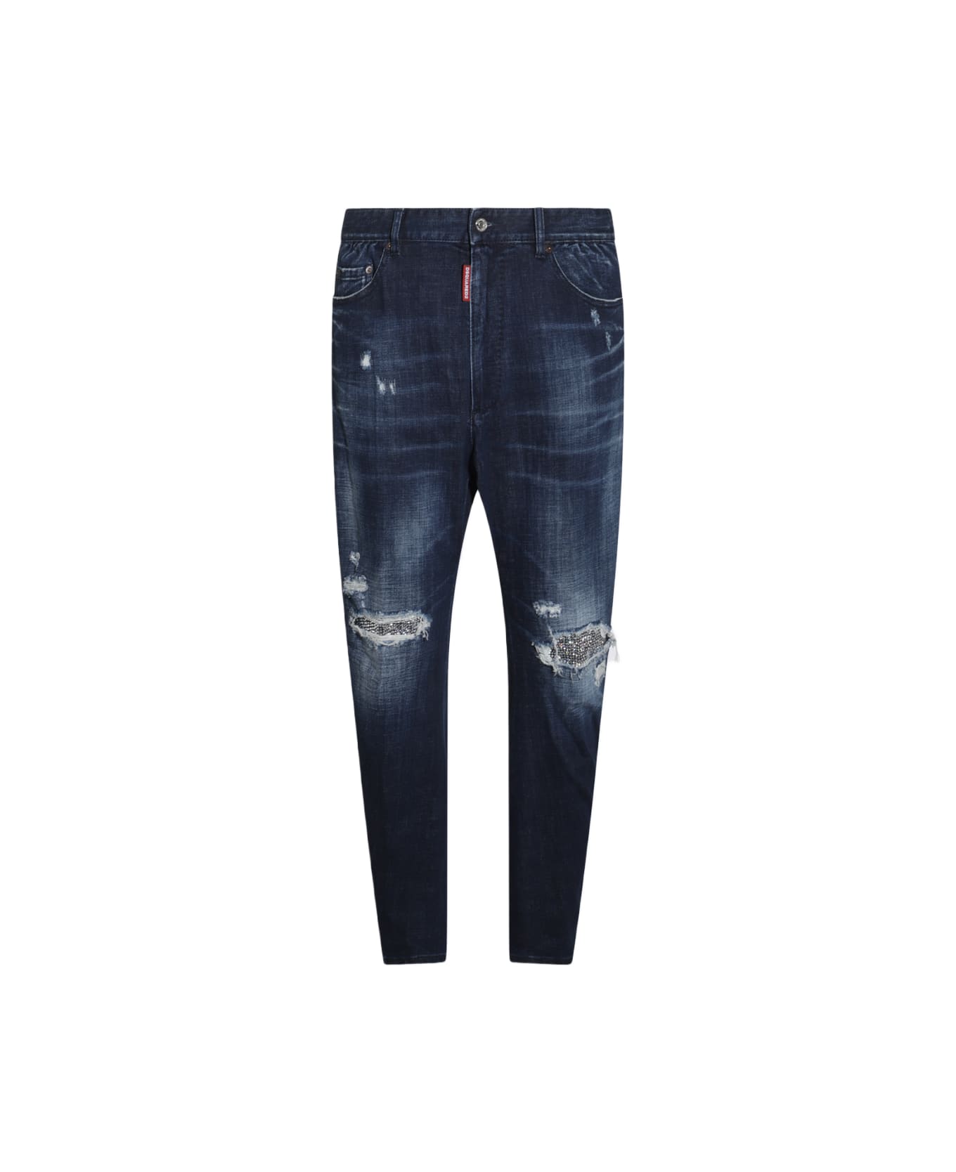 Dsquared2 Blue Cotton Jeans - Blue